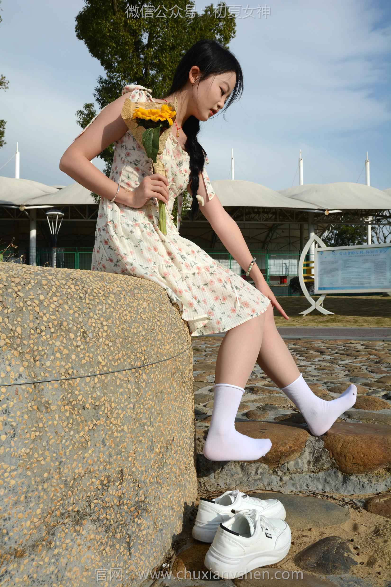 图片[95]-初夏女神 NO.159 双双 迎春碎花裙[140P] – 速更版-美库