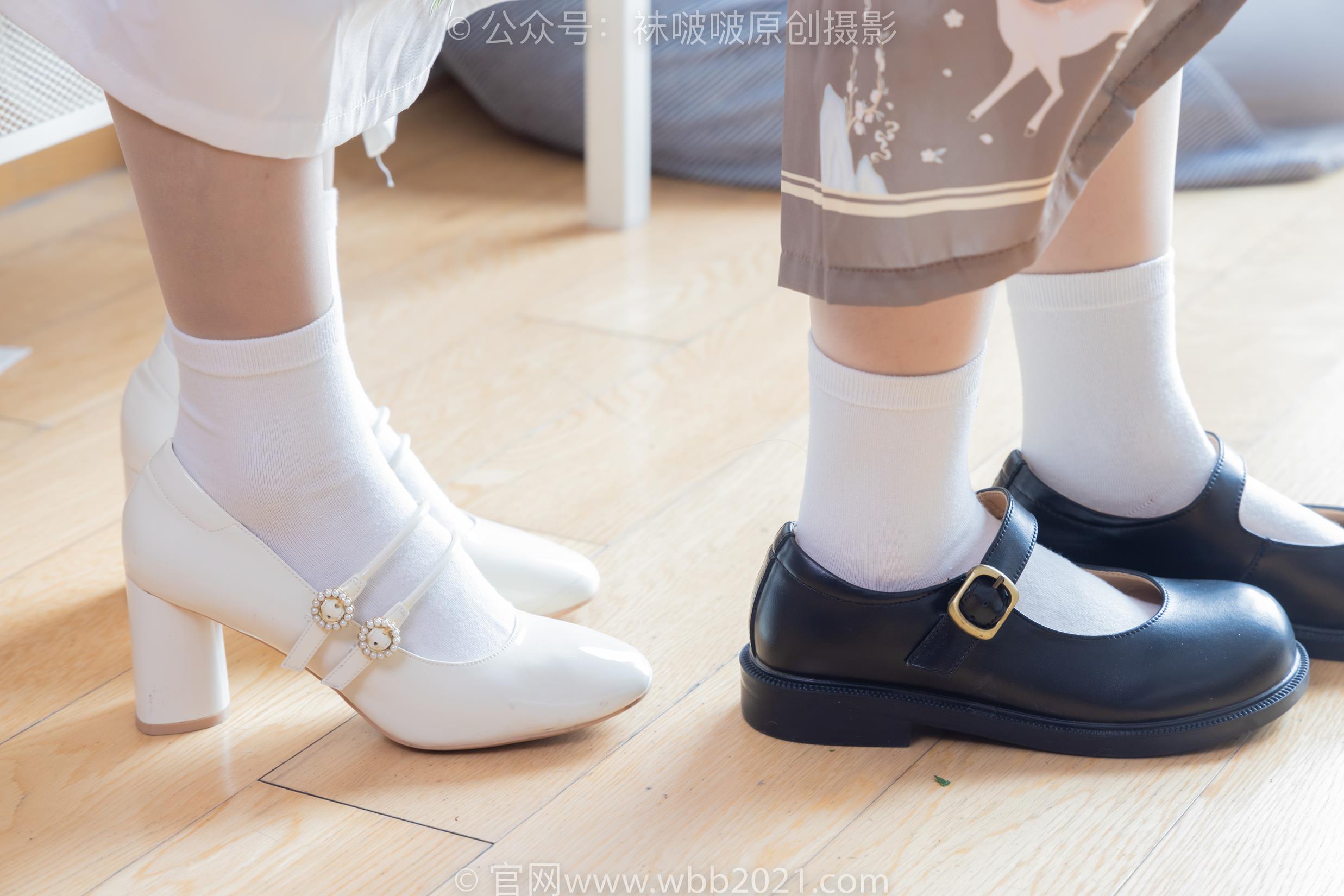 图片[50]-[BoBoSocks袜啵啵]NO.400 奶油甜甜圈-两双高跟鞋、白棉袜、肉丝[158P] – 速更版-美库