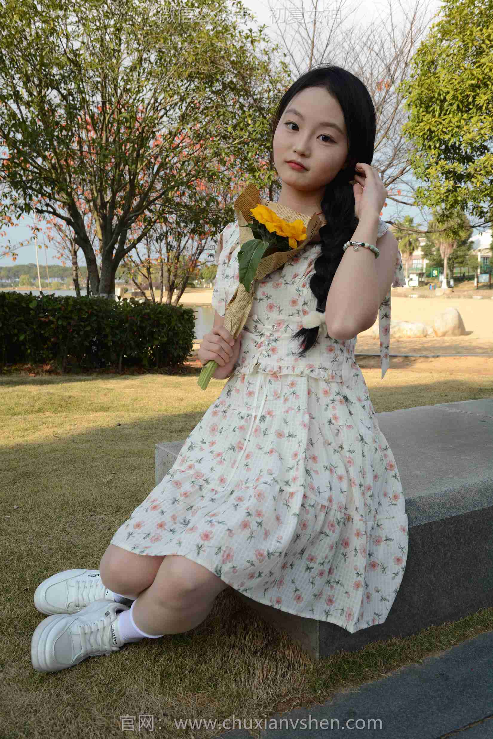 图片[116]-初夏女神 NO.159 双双 迎春碎花裙[140P] – 速更版-美库