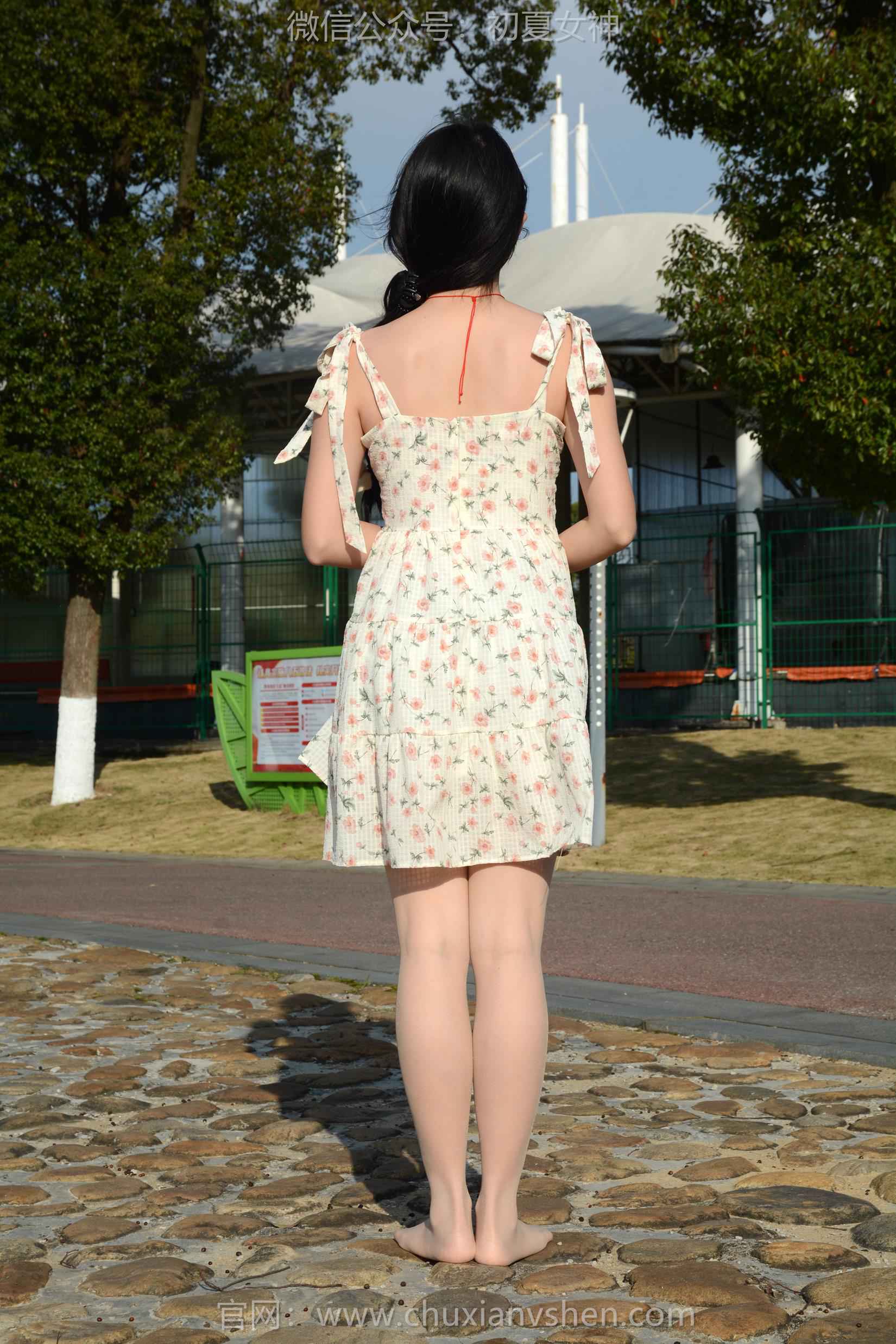 图片[131]-初夏女神 NO.159 双双 迎春碎花裙[140P] – 速更版-美库