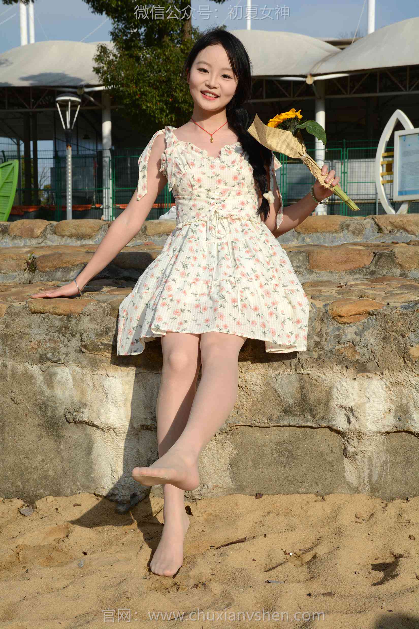 图片[135]-初夏女神 NO.159 双双 迎春碎花裙[140P] – 速更版-美库