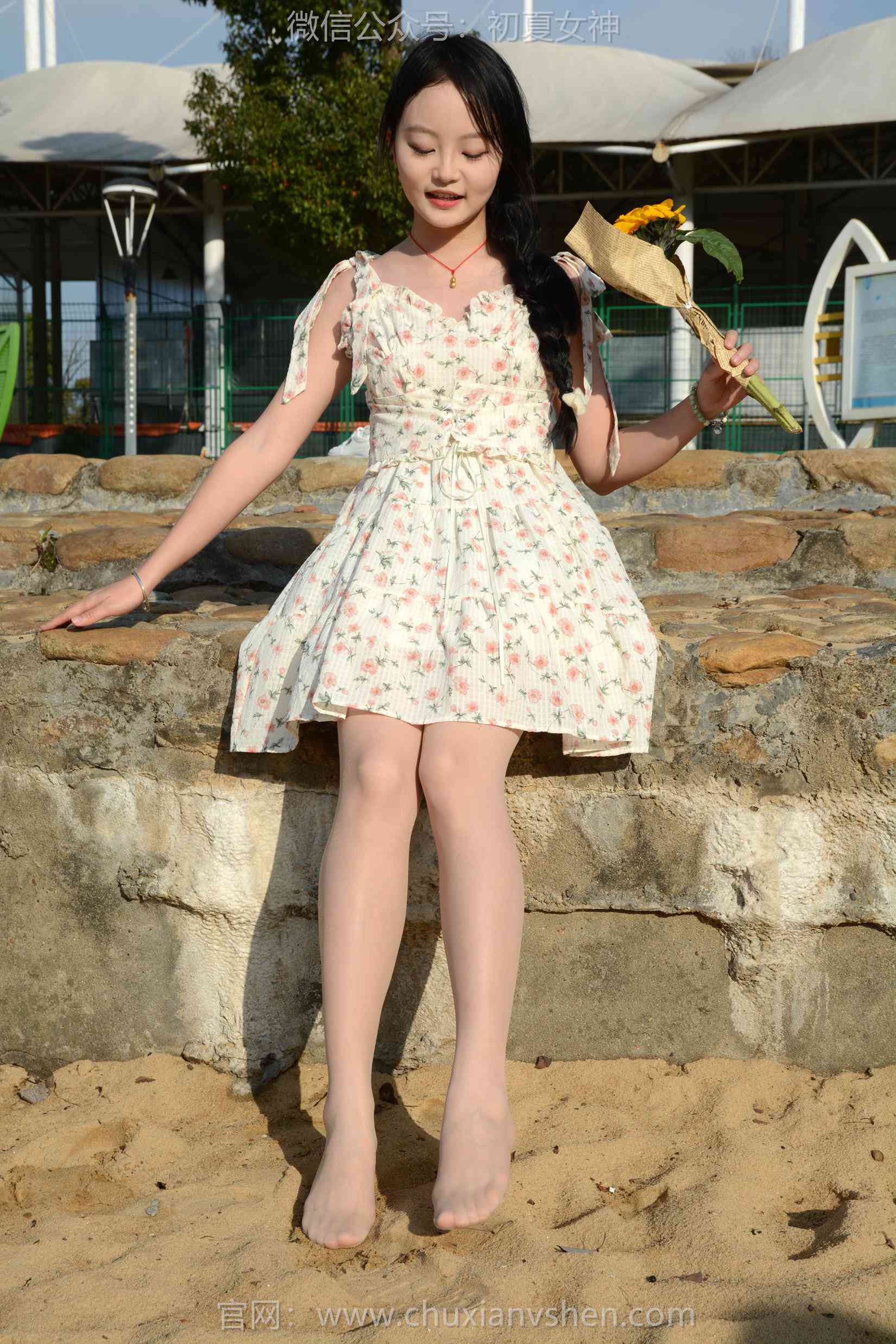 图片[136]-初夏女神 NO.159 双双 迎春碎花裙[140P] – 速更版-美库