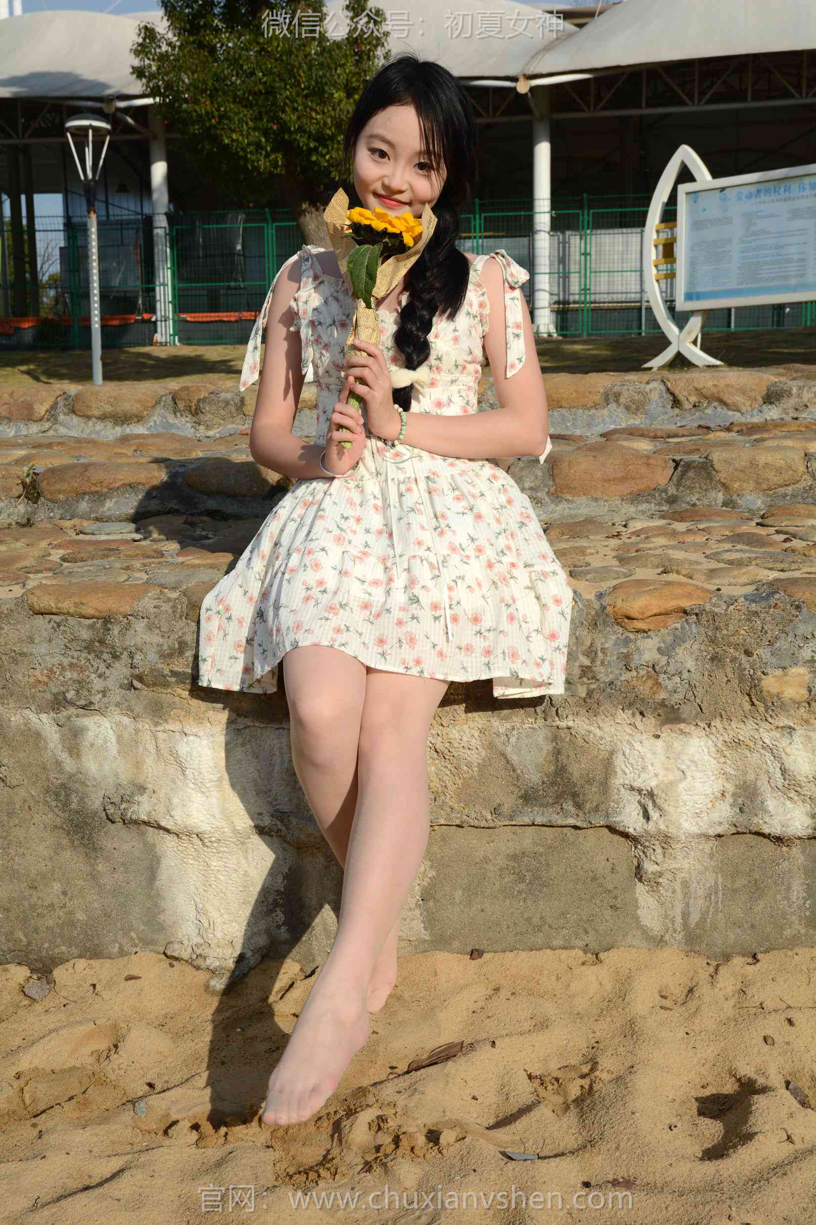 图片[138]-初夏女神 NO.159 双双 迎春碎花裙[140P] – 速更版-美库