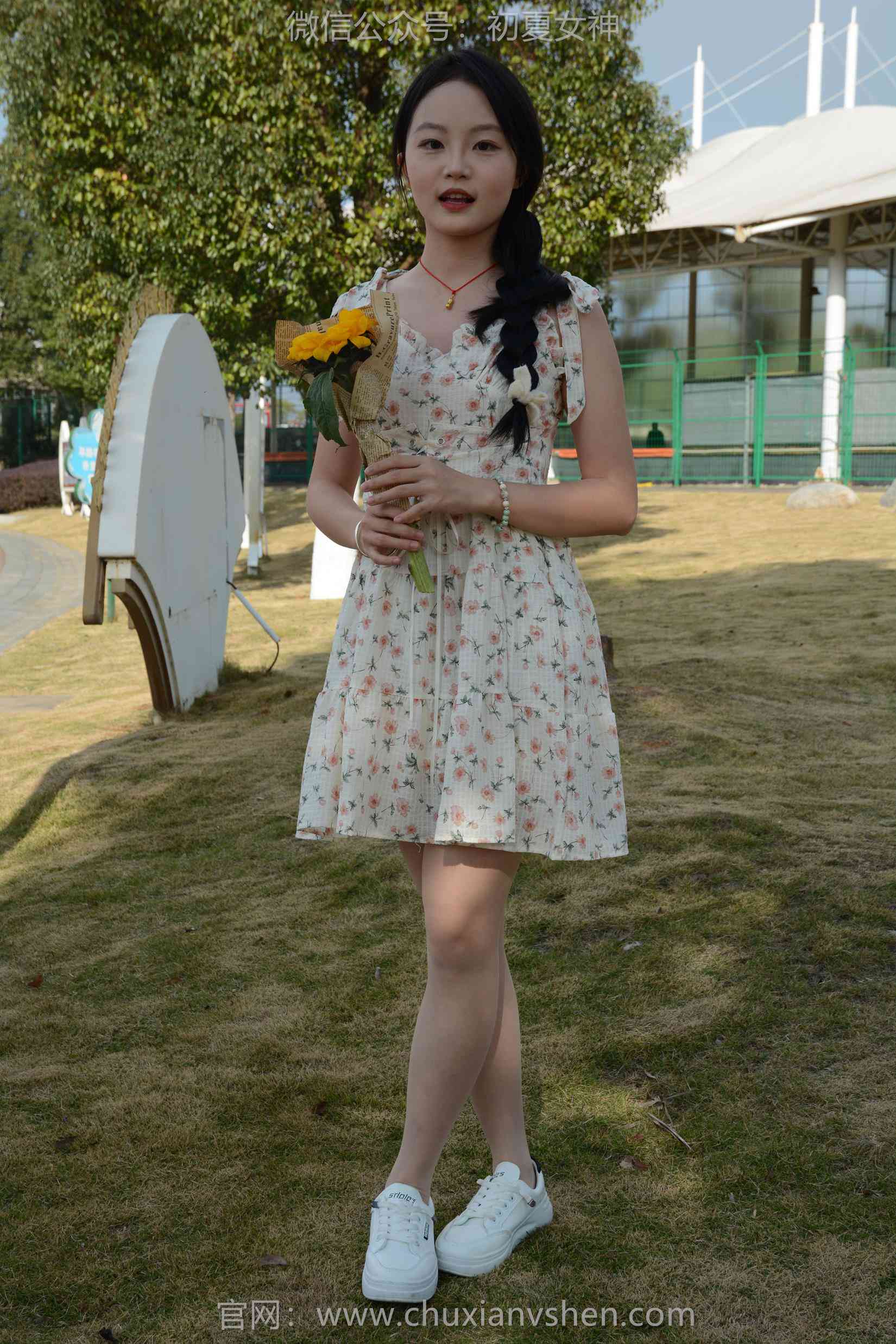 图片[141]-初夏女神 NO.159 双双 迎春碎花裙[140P] – 速更版-美库