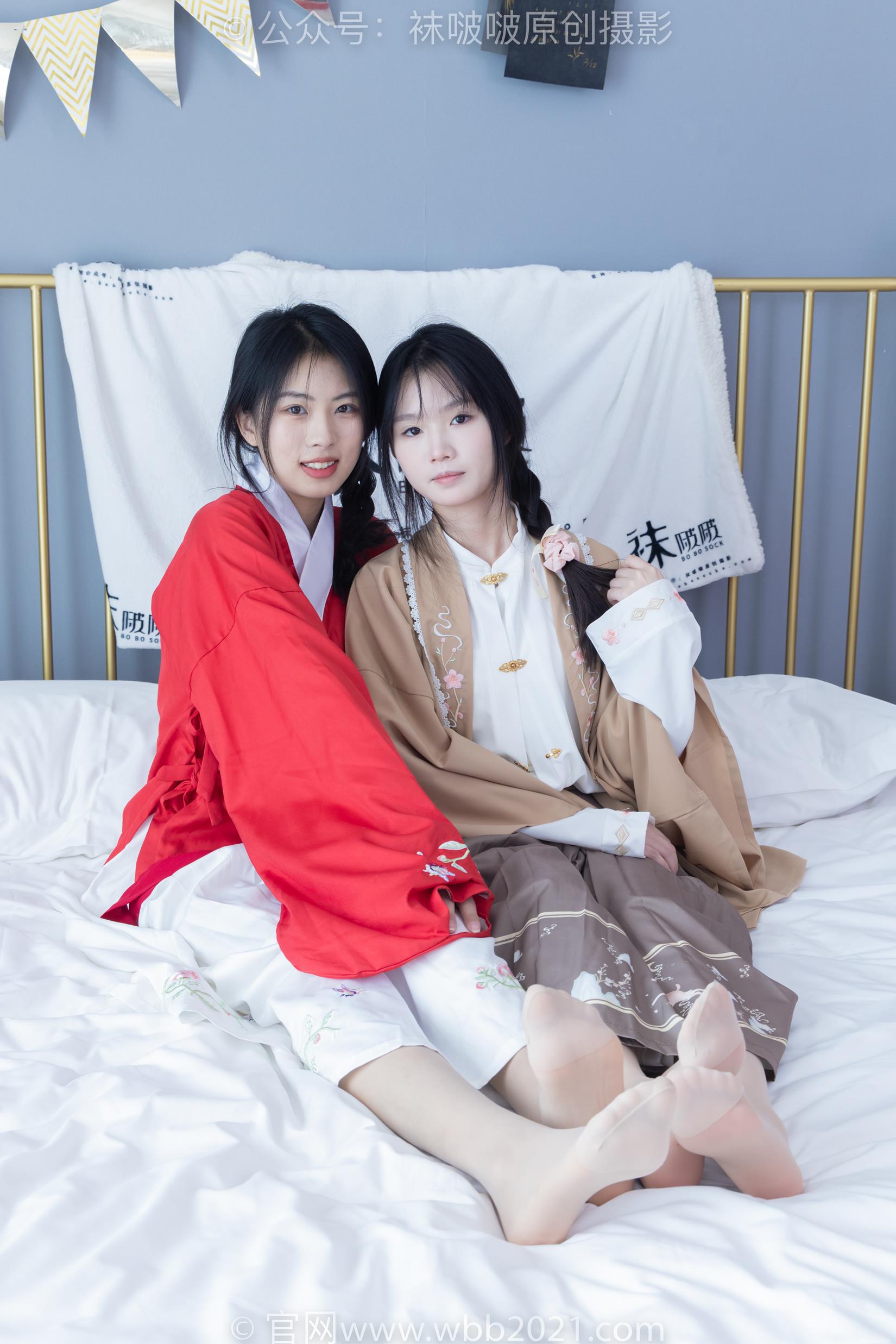 图片[124]-[BoBoSocks袜啵啵]NO.400 奶油甜甜圈-两双高跟鞋、白棉袜、肉丝[158P] – 速更版-美库