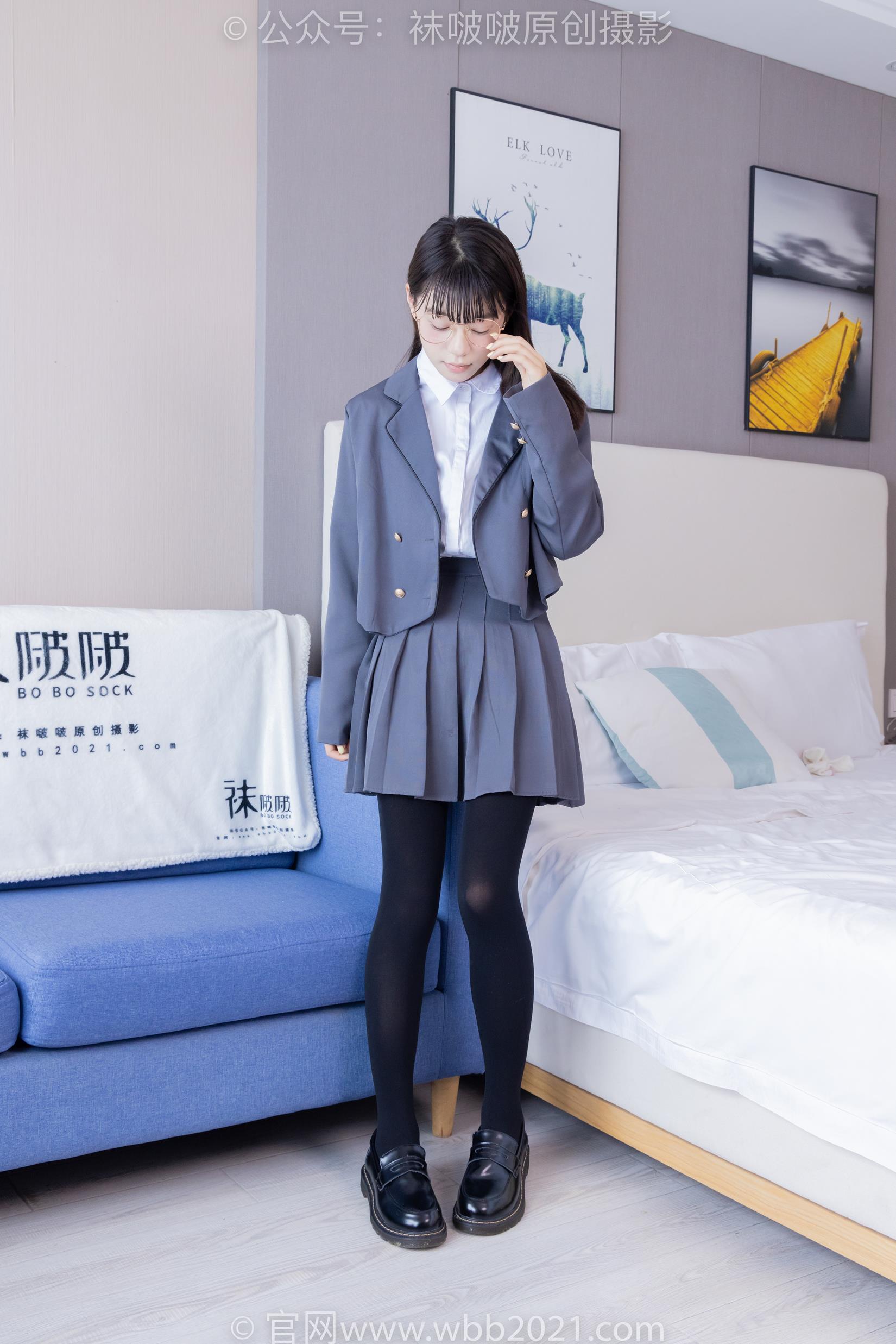 图片[11]-[BoBoSocks袜啵啵]NO.402 糯米-皮鞋、厚黑丝、学院jk[140P] – 速更版-美库