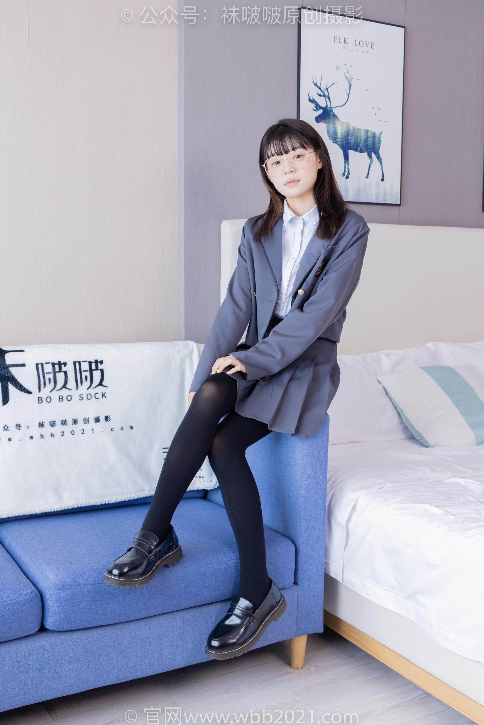 图片[19]-[BoBoSocks袜啵啵]NO.402 糯米-皮鞋、厚黑丝、学院jk[140P] – 速更版-美库