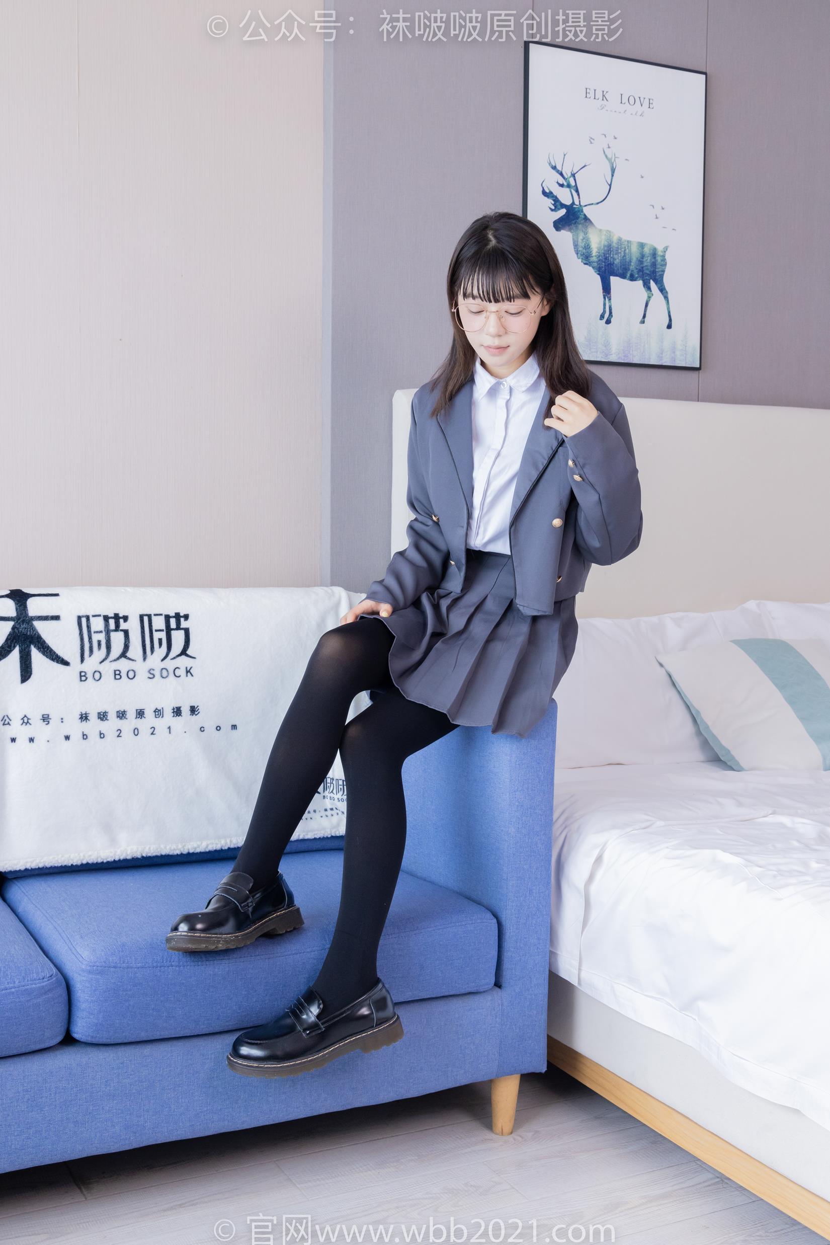 图片[20]-[BoBoSocks袜啵啵]NO.402 糯米-皮鞋、厚黑丝、学院jk[140P] – 速更版-美库