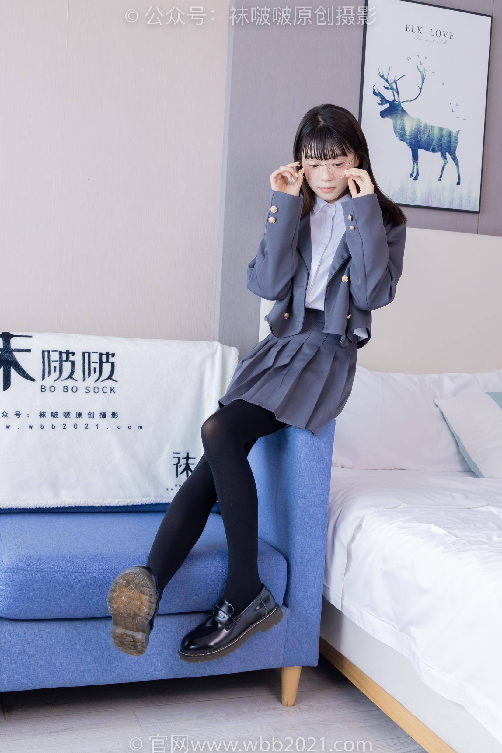 图片[23]-[BoBoSocks袜啵啵]NO.402 糯米-皮鞋、厚黑丝、学院jk[140P] – 速更版-美库