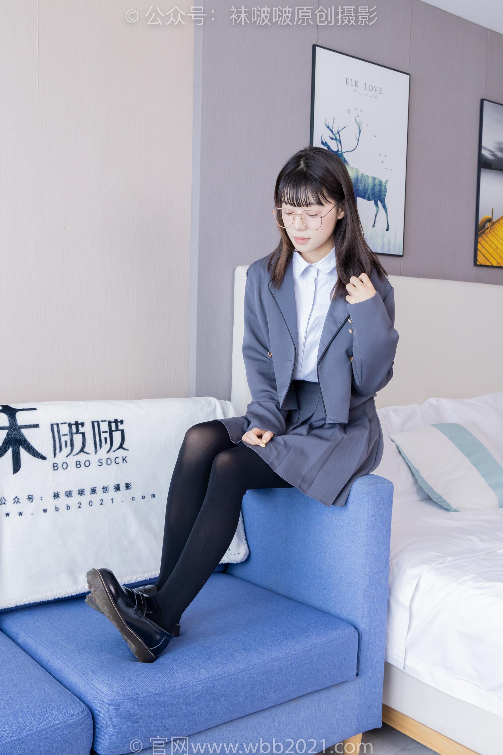 图片[31]-[BoBoSocks袜啵啵]NO.402 糯米-皮鞋、厚黑丝、学院jk[140P] – 速更版-美库