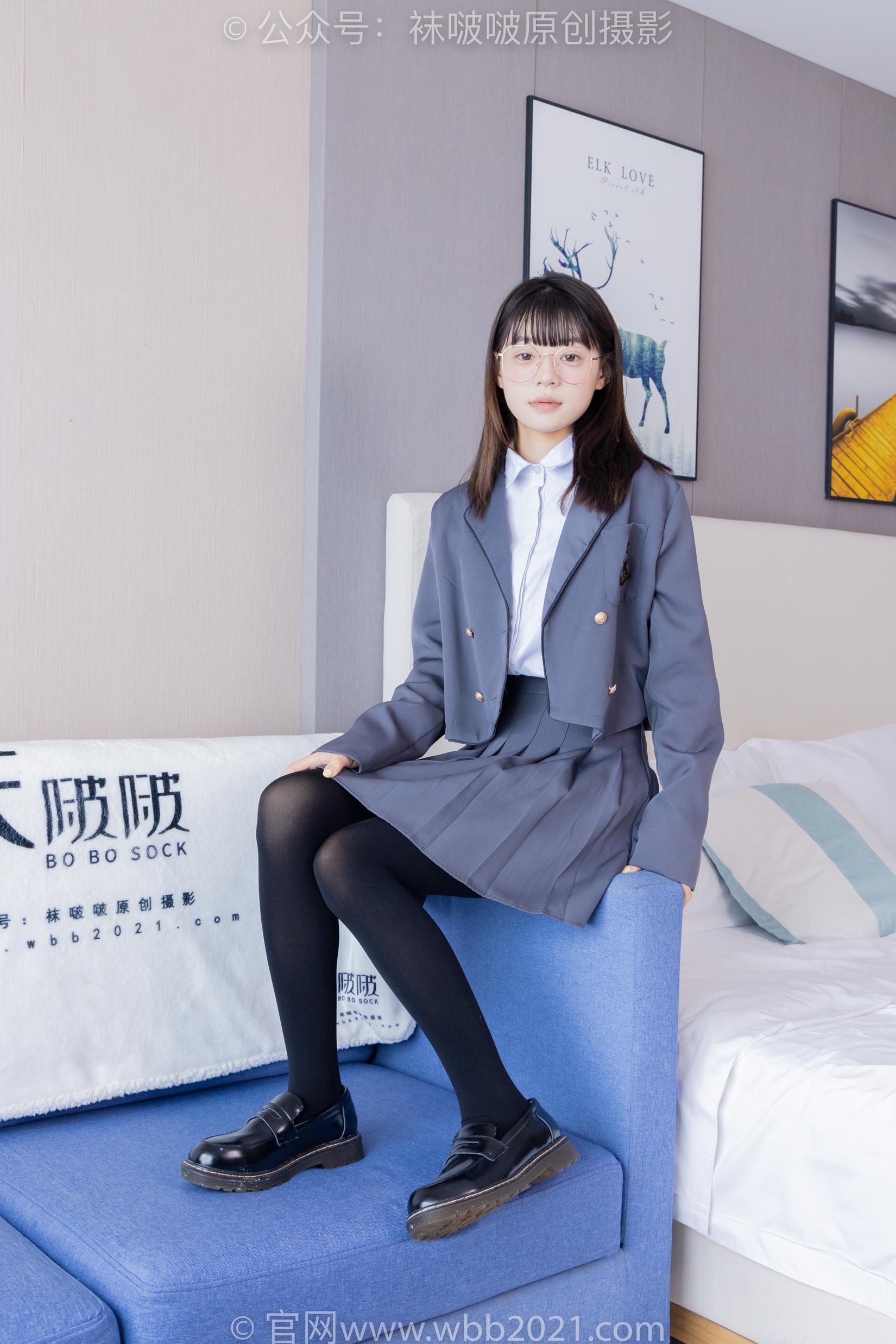 图片[32]-[BoBoSocks袜啵啵]NO.402 糯米-皮鞋、厚黑丝、学院jk[140P] – 速更版-美库