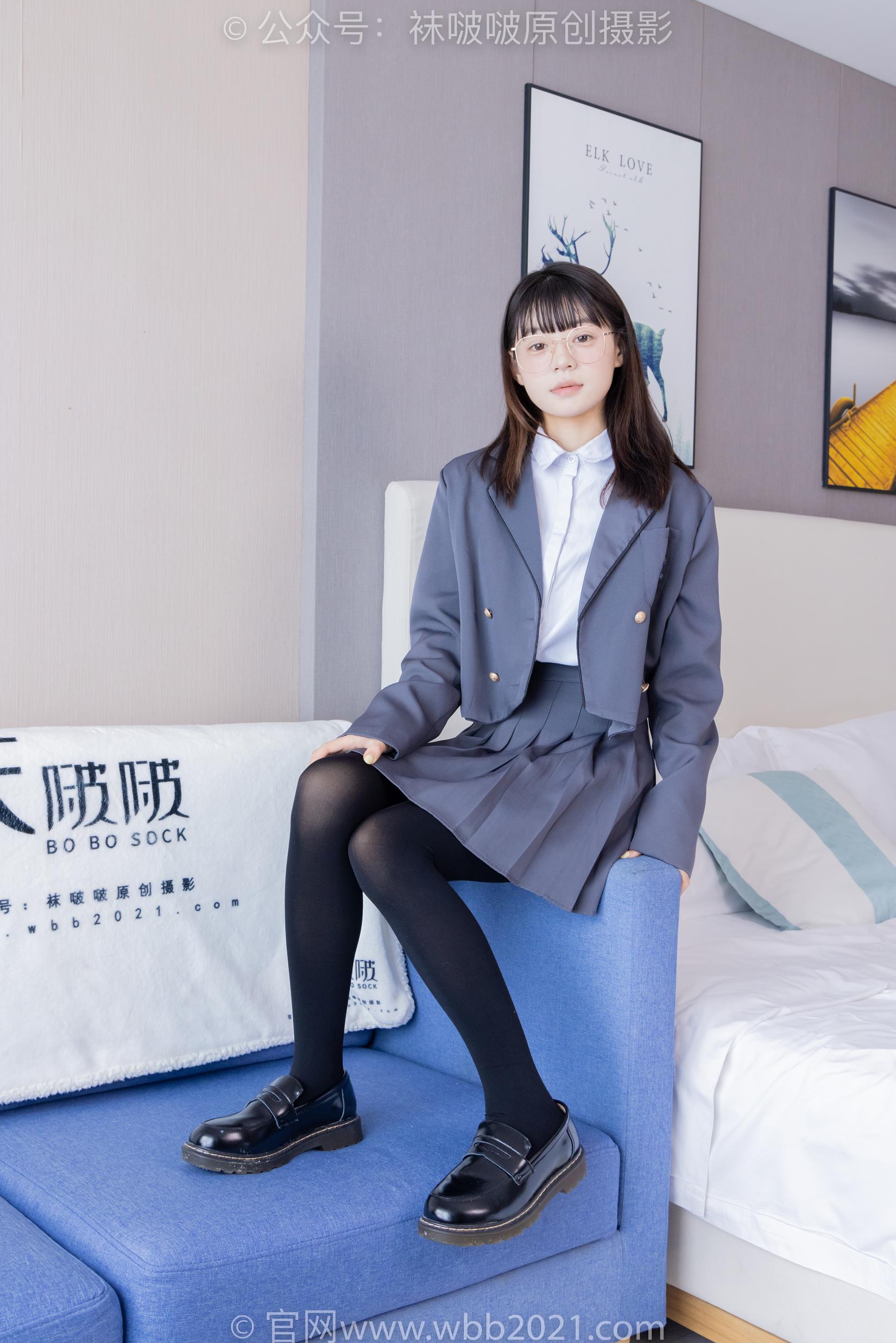 图片[33]-[BoBoSocks袜啵啵]NO.402 糯米-皮鞋、厚黑丝、学院jk[140P] – 速更版-美库