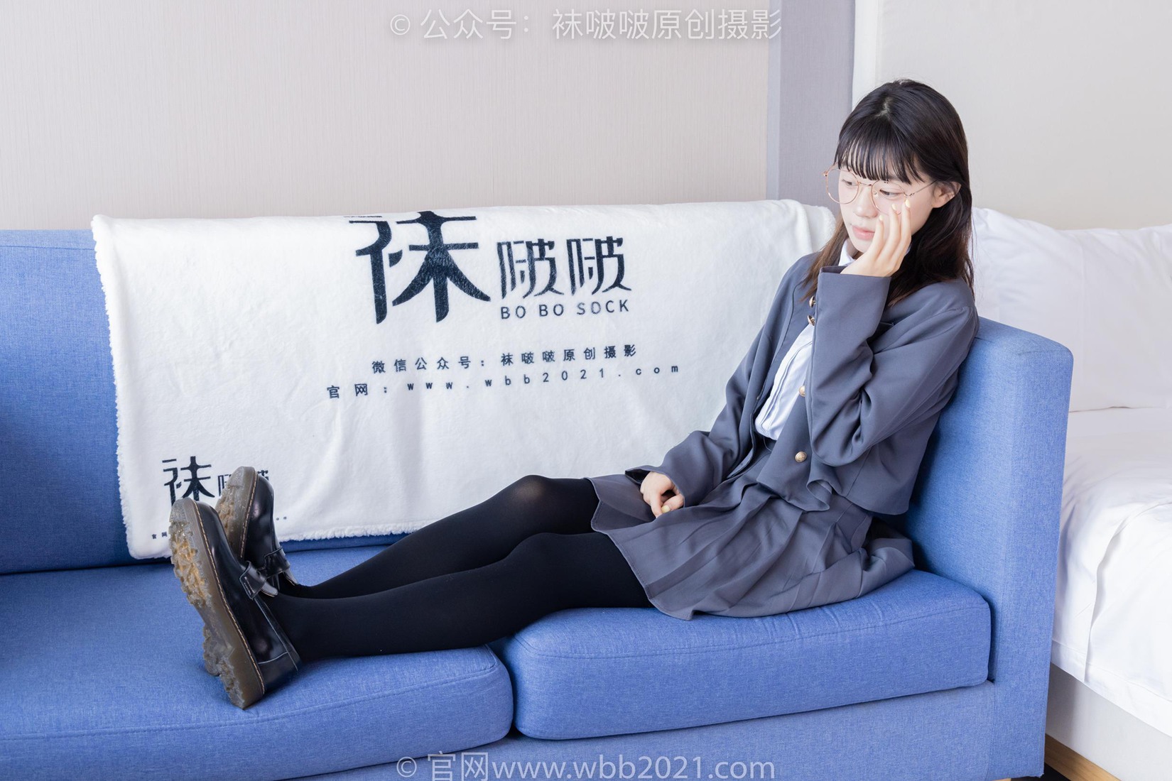 图片[41]-[BoBoSocks袜啵啵]NO.402 糯米-皮鞋、厚黑丝、学院jk[140P] – 速更版-美库