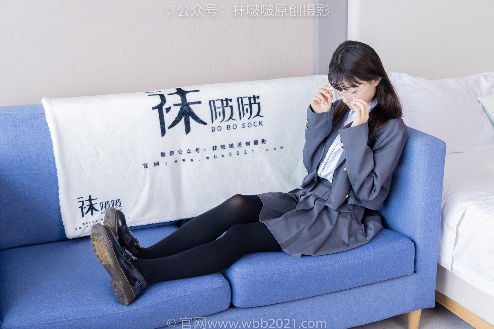 图片[42]-[BoBoSocks袜啵啵]NO.402 糯米-皮鞋、厚黑丝、学院jk[140P] – 速更版-美库