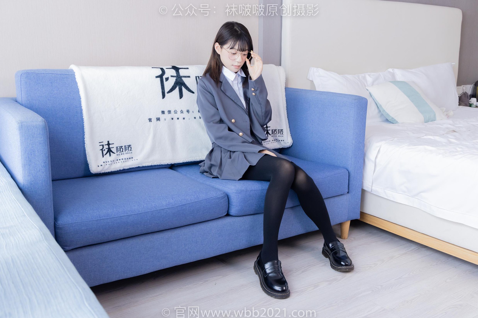 图片[48]-[BoBoSocks袜啵啵]NO.402 糯米-皮鞋、厚黑丝、学院jk[140P] – 速更版-美库