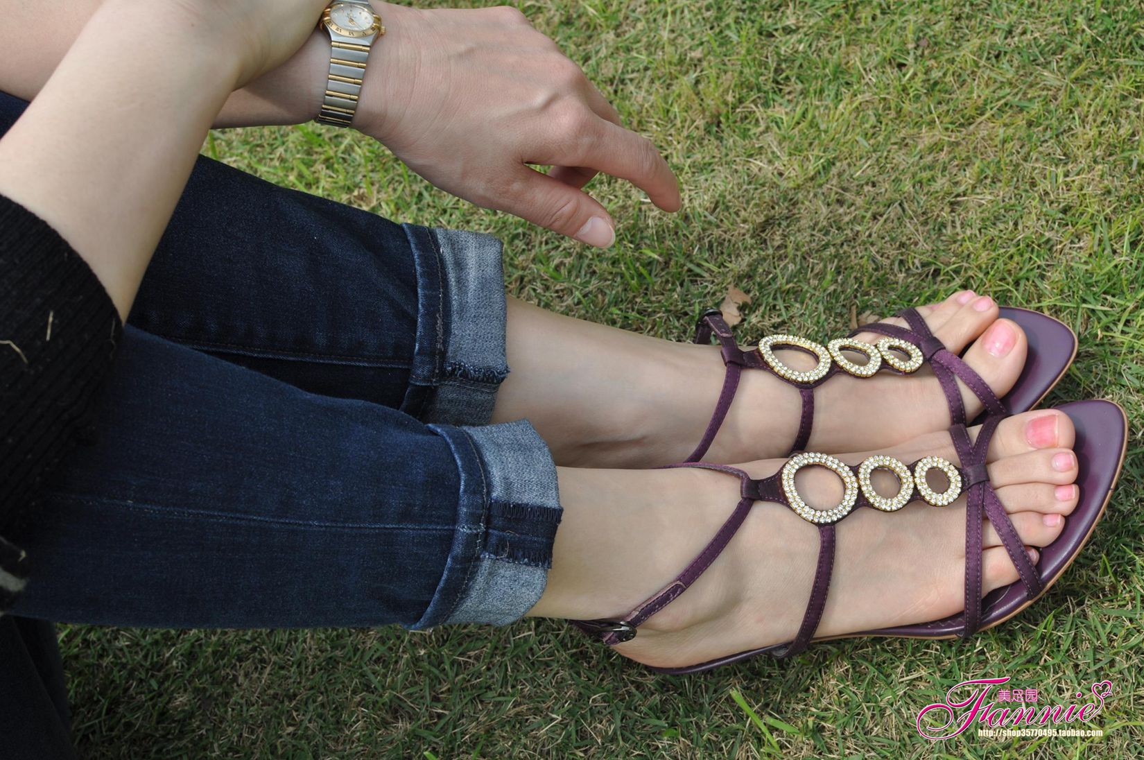 图片[47]-Fannie芬妮每足园 No.550 野草闲花蓬春生 裸足高跟[66P] – 速更版-美库