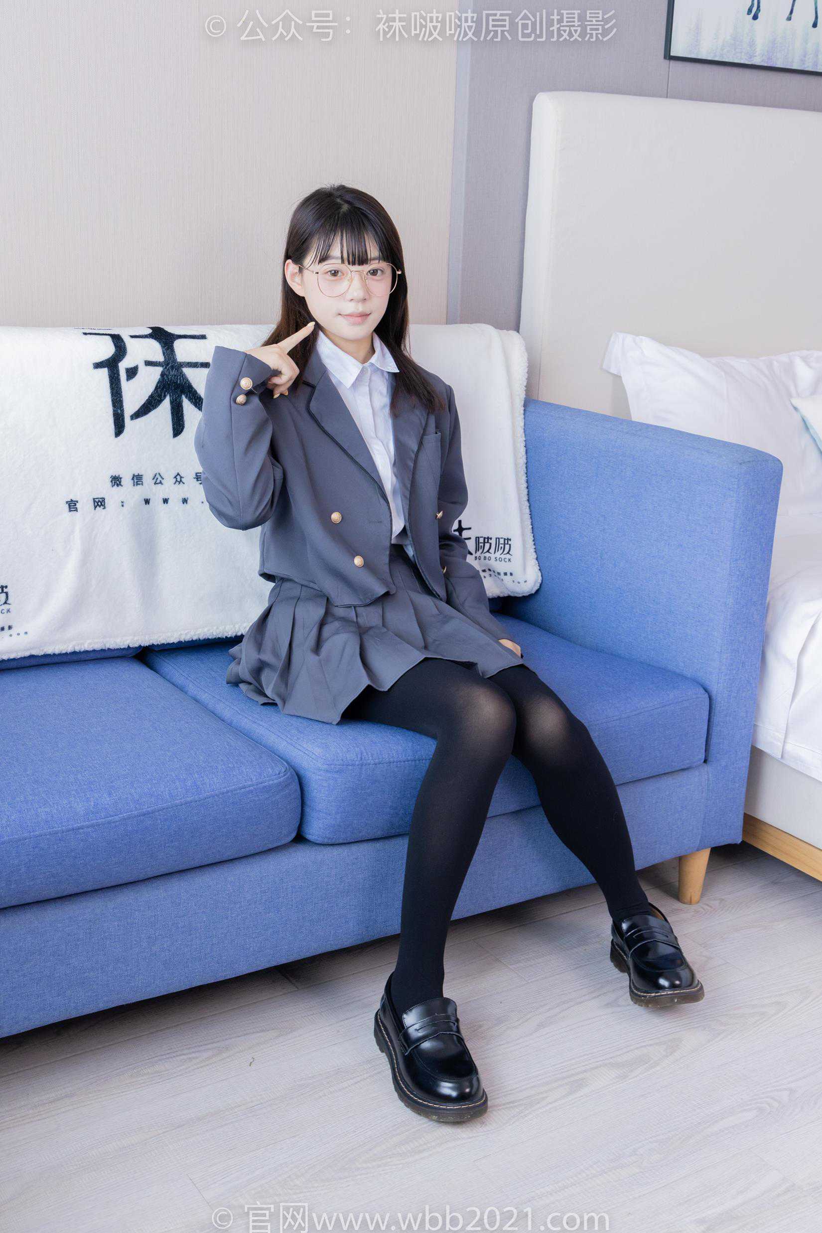 图片[49]-[BoBoSocks袜啵啵]NO.402 糯米-皮鞋、厚黑丝、学院jk[140P] – 速更版-美库