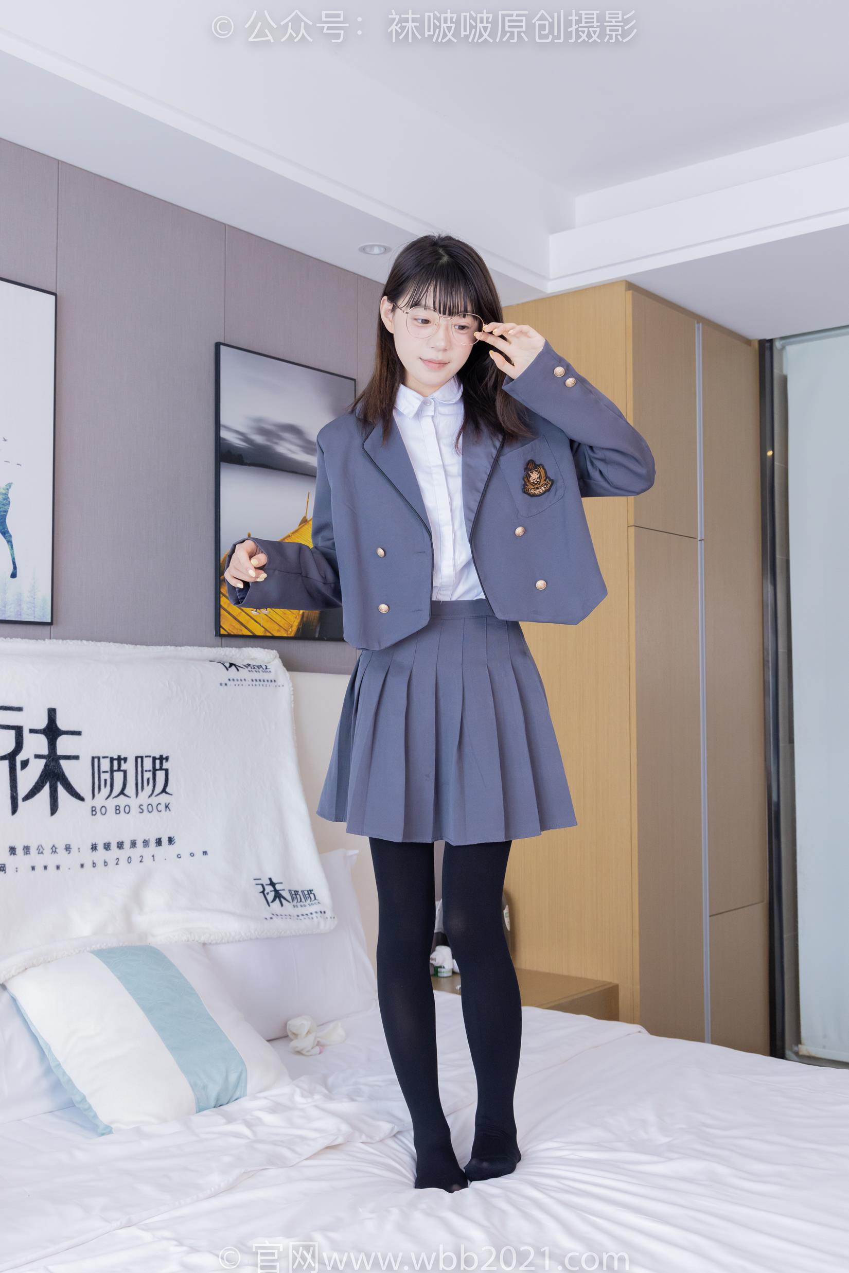 图片[53]-[BoBoSocks袜啵啵]NO.402 糯米-皮鞋、厚黑丝、学院jk[140P] – 速更版-美库