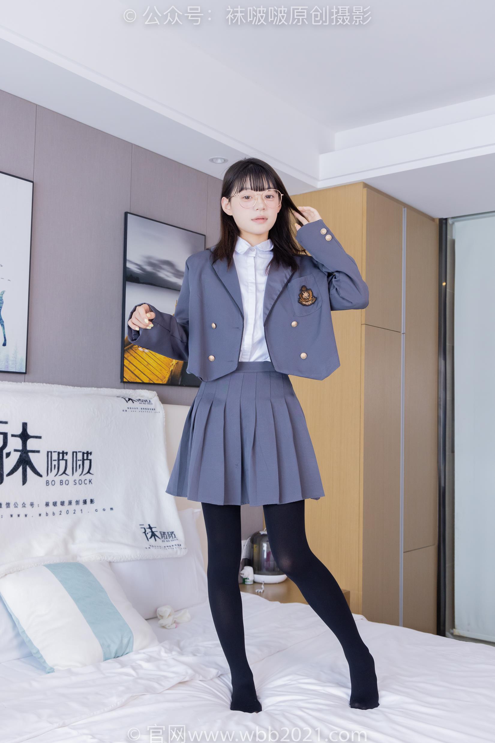 图片[54]-[BoBoSocks袜啵啵]NO.402 糯米-皮鞋、厚黑丝、学院jk[140P] – 速更版-美库