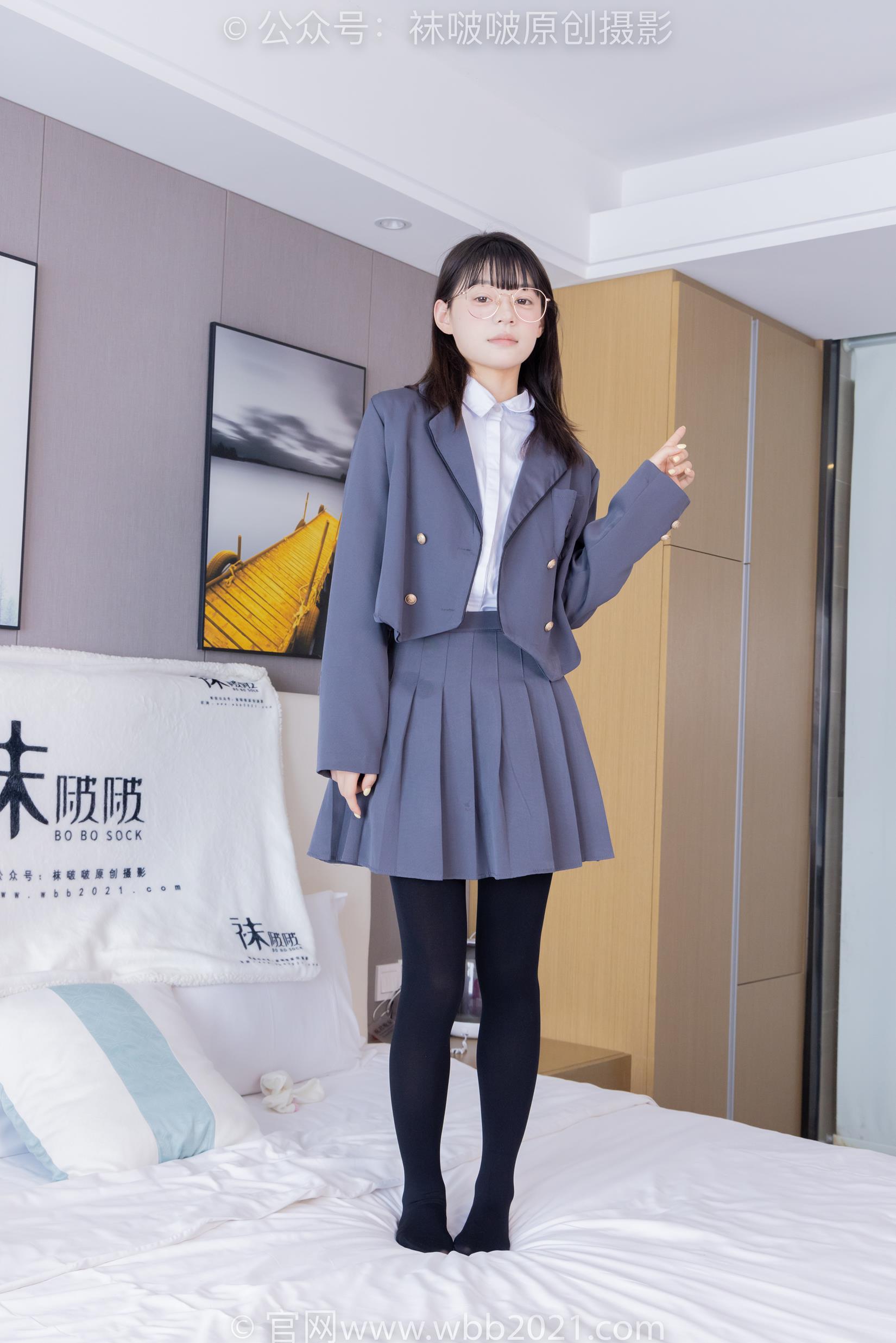 图片[56]-[BoBoSocks袜啵啵]NO.402 糯米-皮鞋、厚黑丝、学院jk[140P] – 速更版-美库