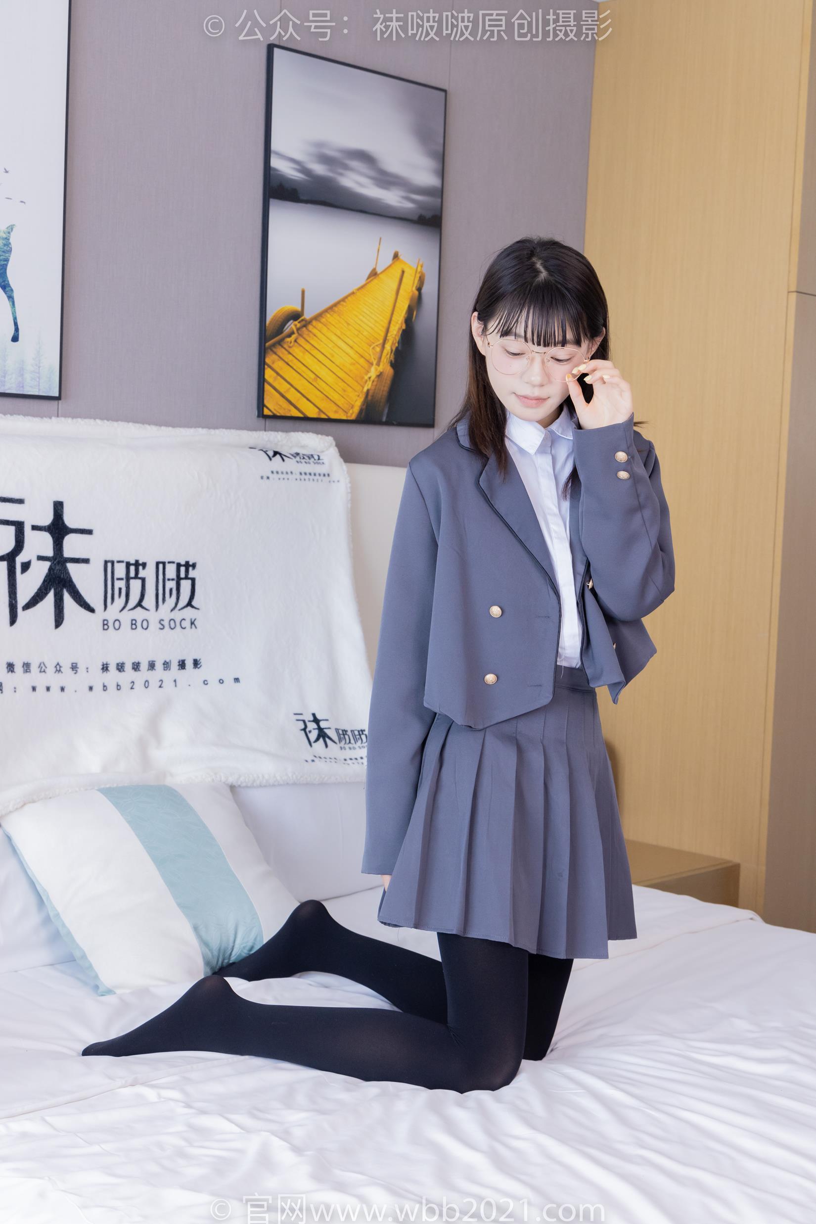 图片[63]-[BoBoSocks袜啵啵]NO.402 糯米-皮鞋、厚黑丝、学院jk[140P] – 速更版-美库