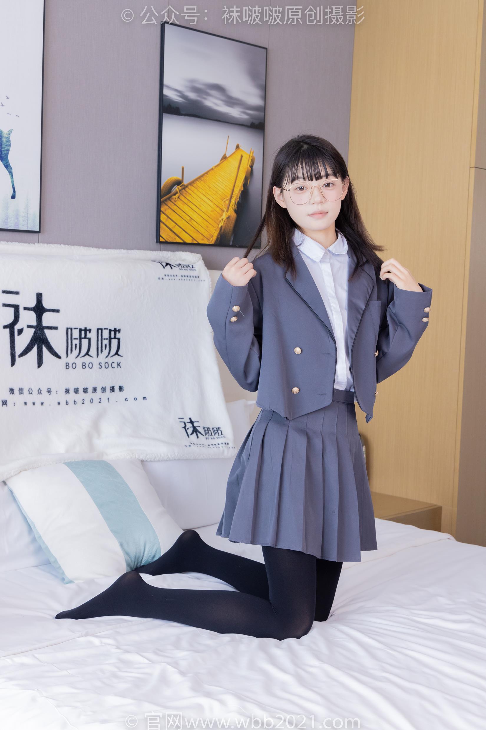 图片[64]-[BoBoSocks袜啵啵]NO.402 糯米-皮鞋、厚黑丝、学院jk[140P] – 速更版-美库