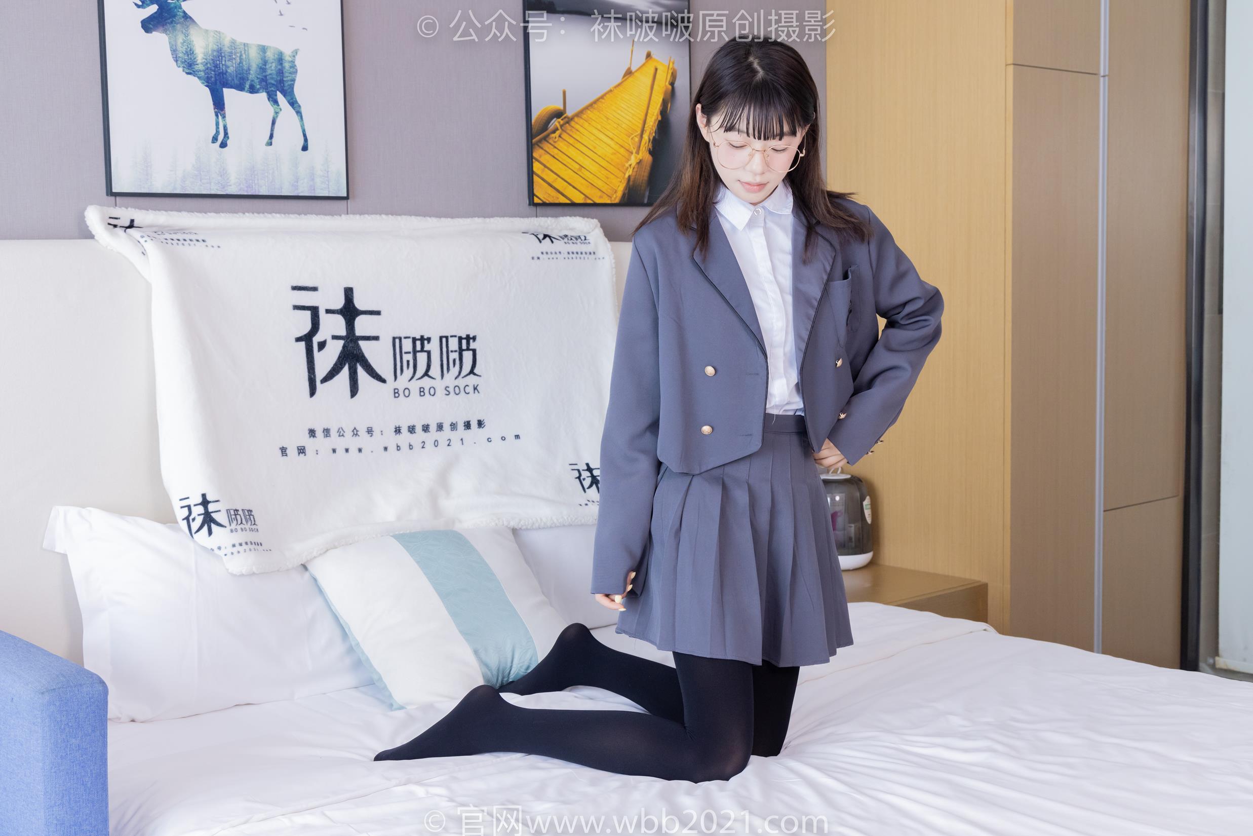 图片[65]-[BoBoSocks袜啵啵]NO.402 糯米-皮鞋、厚黑丝、学院jk[140P] – 速更版-美库