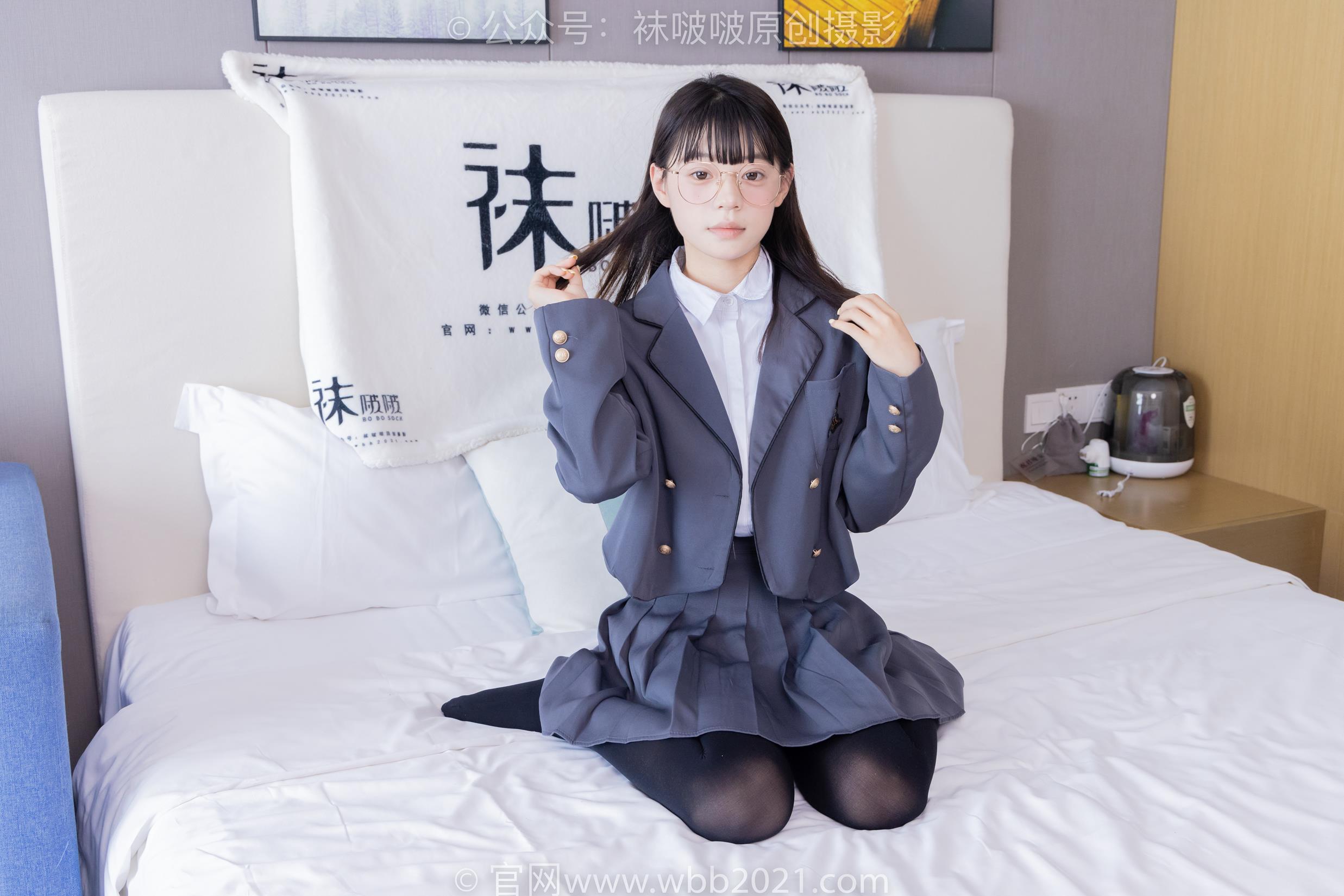 图片[79]-[BoBoSocks袜啵啵]NO.402 糯米-皮鞋、厚黑丝、学院jk[140P] – 速更版-美库