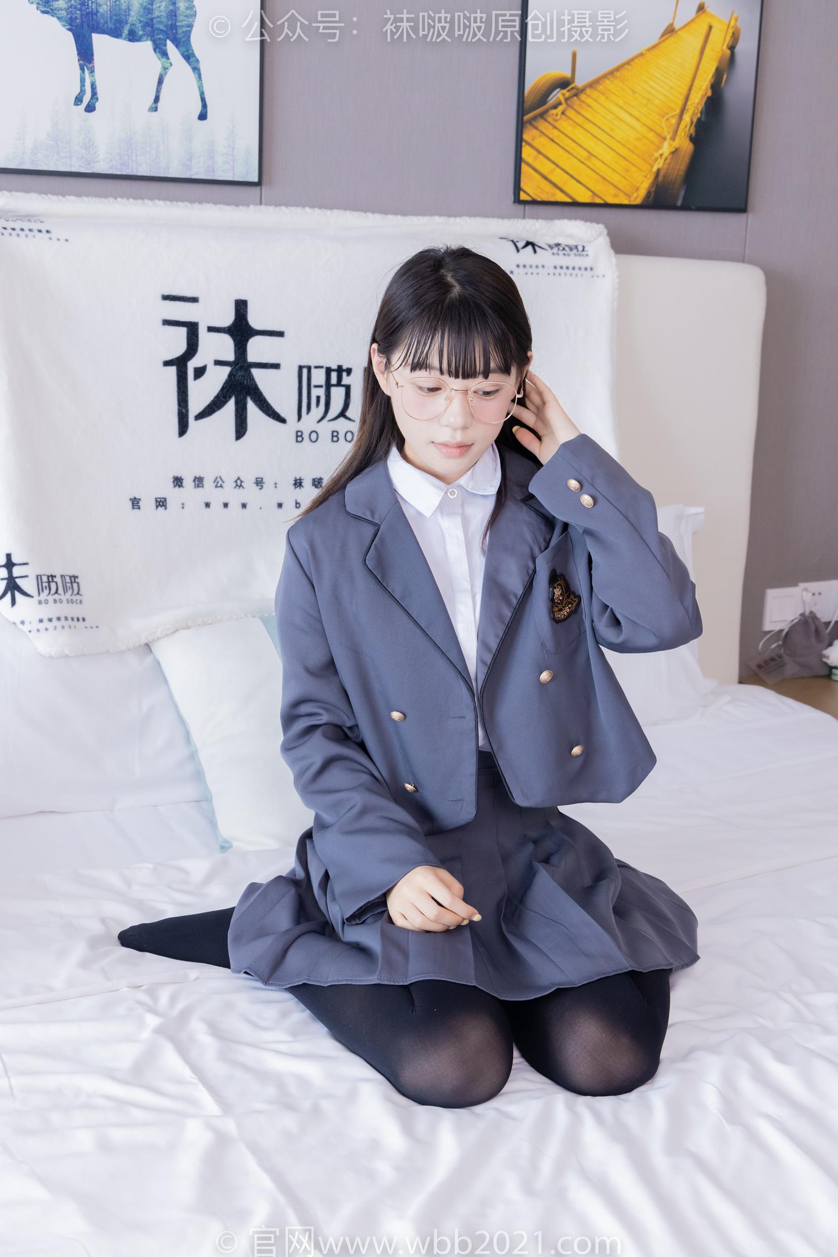 图片[80]-[BoBoSocks袜啵啵]NO.402 糯米-皮鞋、厚黑丝、学院jk[140P] – 速更版-美库