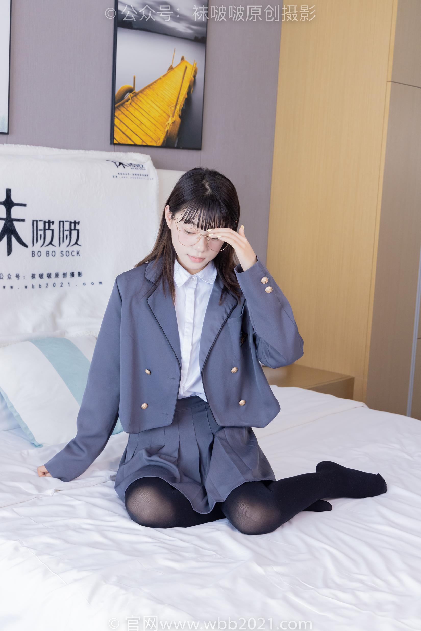 图片[95]-[BoBoSocks袜啵啵]NO.402 糯米-皮鞋、厚黑丝、学院jk[140P] – 速更版-美库