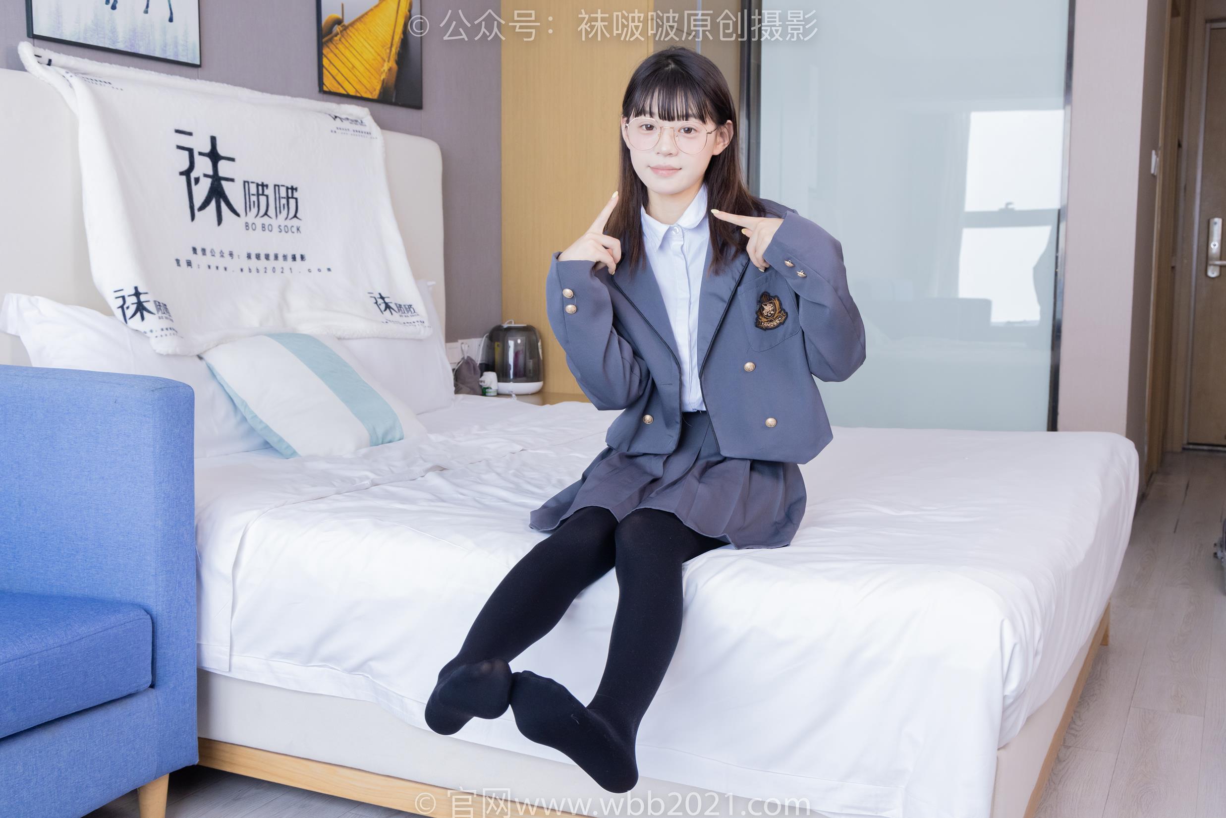 图片[123]-[BoBoSocks袜啵啵]NO.402 糯米-皮鞋、厚黑丝、学院jk[140P] – 速更版-美库