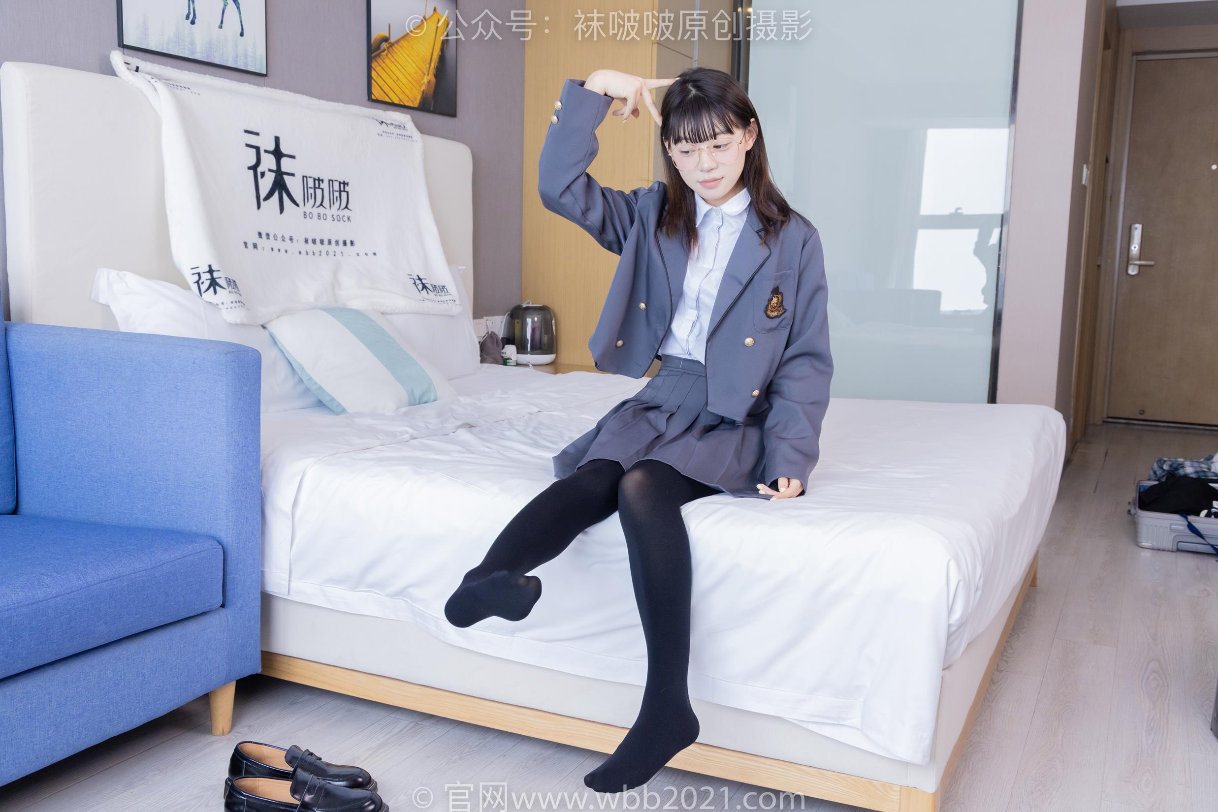 图片[125]-[BoBoSocks袜啵啵]NO.402 糯米-皮鞋、厚黑丝、学院jk[140P] – 速更版-美库