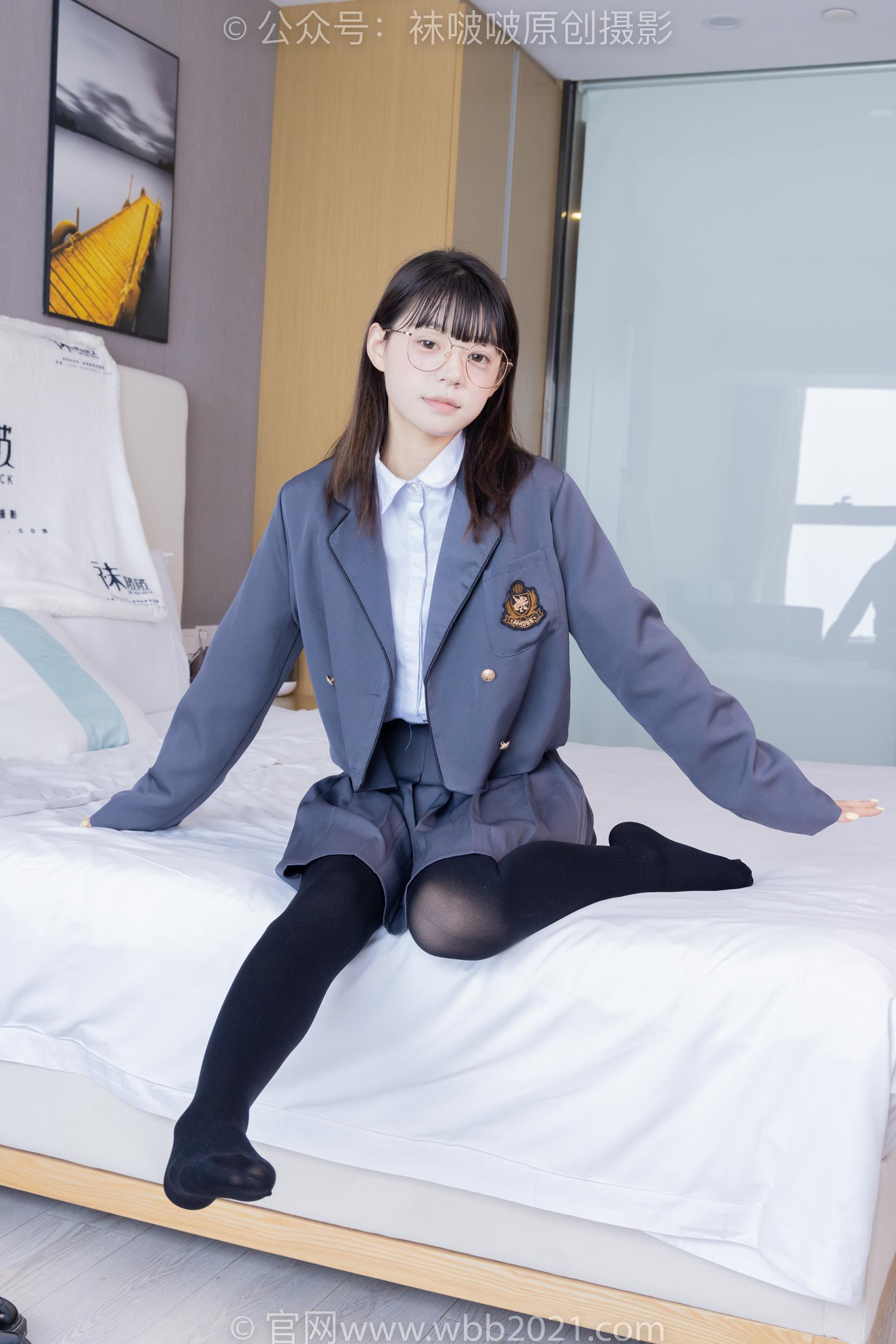 图片[132]-[BoBoSocks袜啵啵]NO.402 糯米-皮鞋、厚黑丝、学院jk[140P] – 速更版-美库