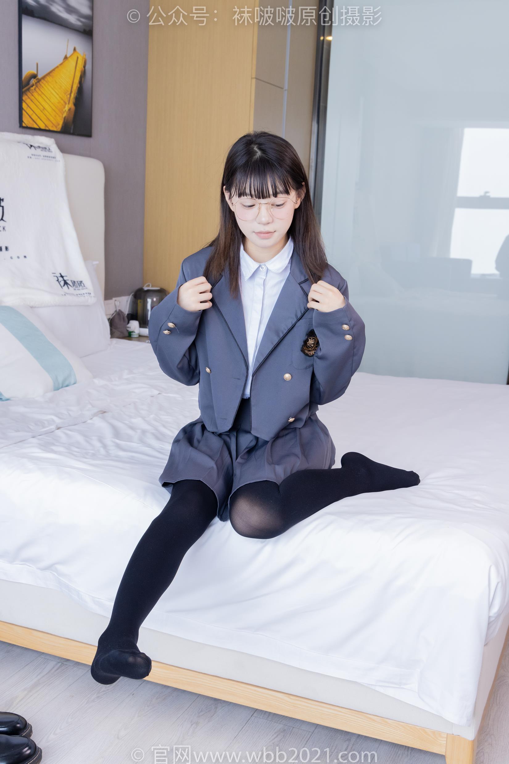 图片[133]-[BoBoSocks袜啵啵]NO.402 糯米-皮鞋、厚黑丝、学院jk[140P] – 速更版-美库