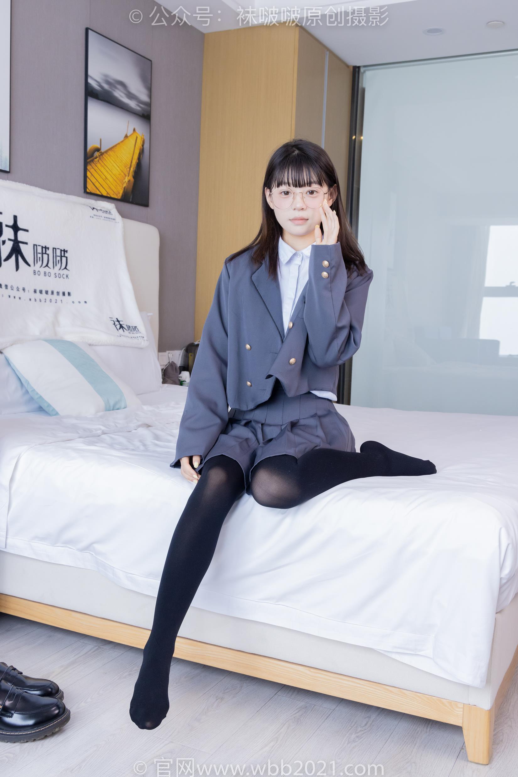 图片[136]-[BoBoSocks袜啵啵]NO.402 糯米-皮鞋、厚黑丝、学院jk[140P] – 速更版-美库