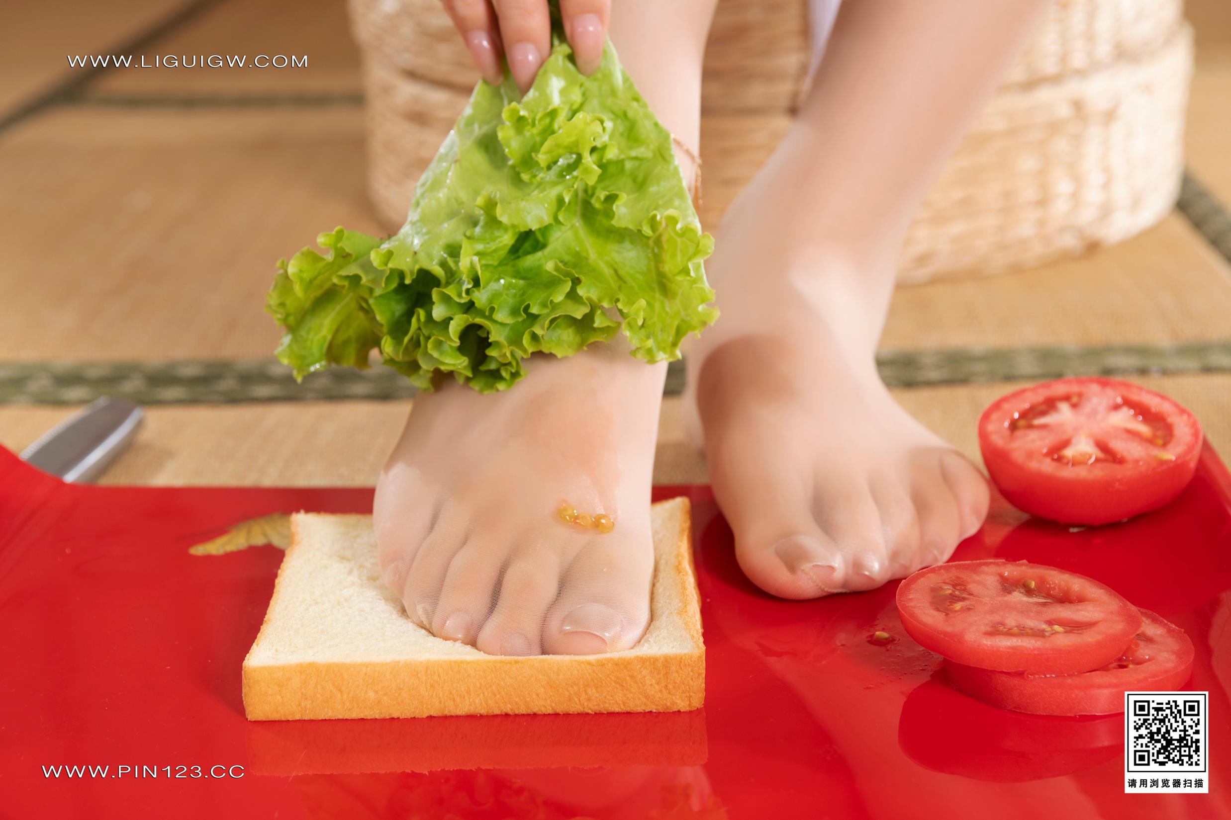 图片[14]-[Ligui丽柜] 2024.08.05《香足三明治》甜甜 [83P] – 速更版-美库