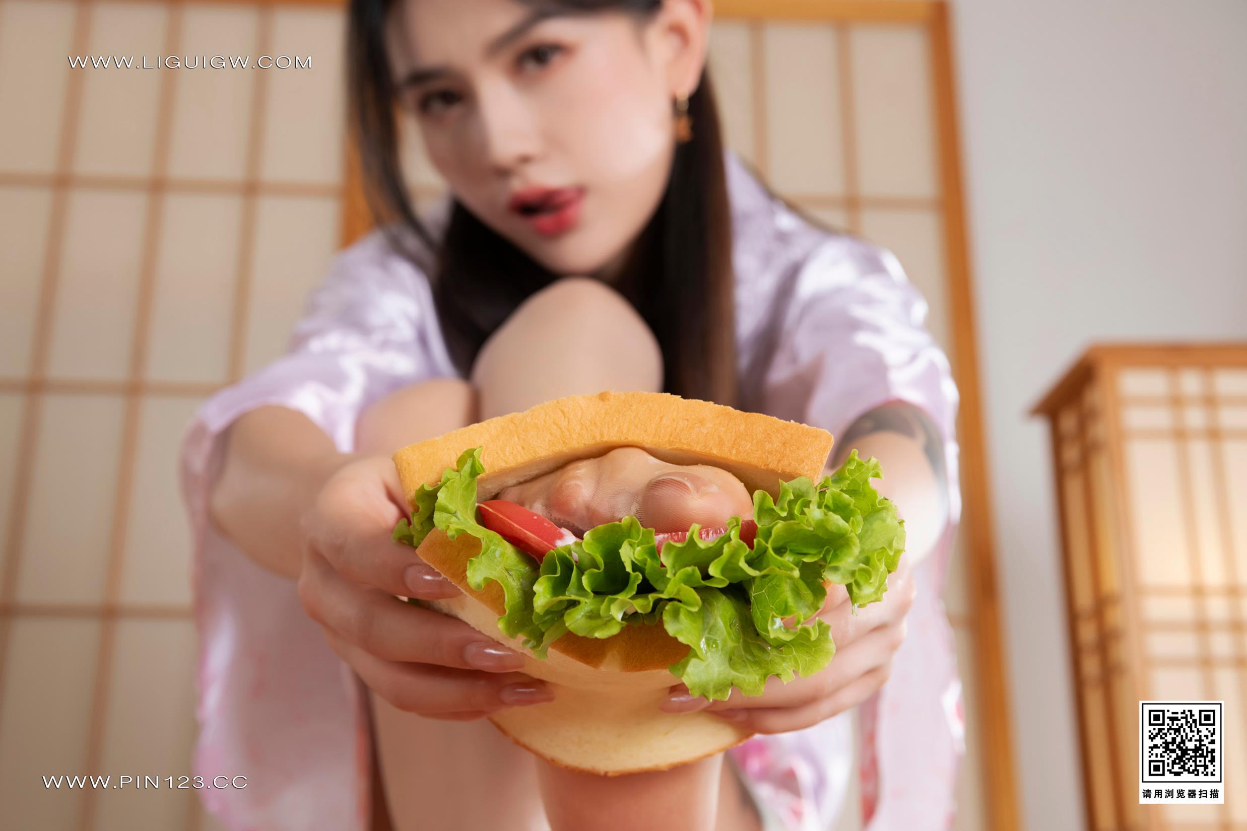 图片[41]-[Ligui丽柜] 2024.08.05《香足三明治》甜甜 [83P] – 速更版-美库