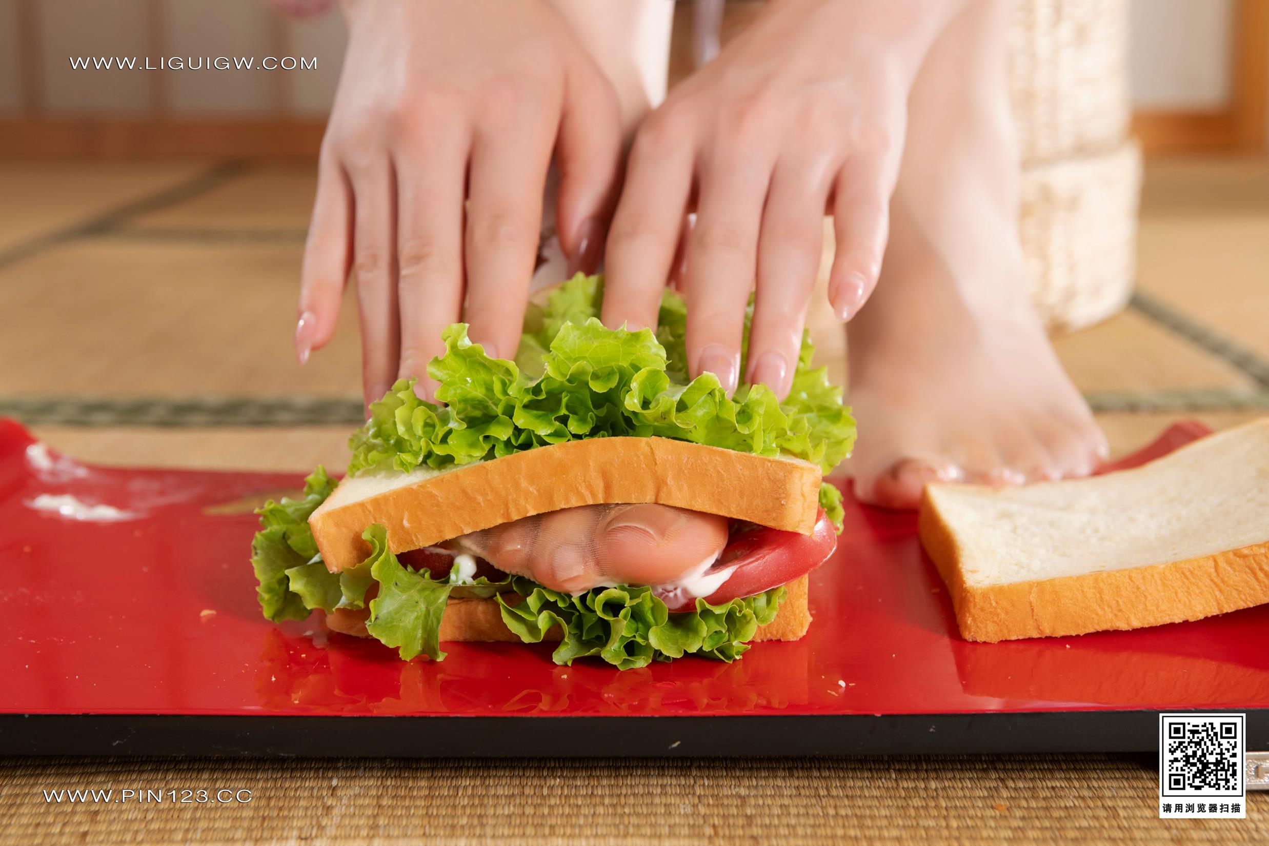 图片[44]-[Ligui丽柜] 2024.08.05《香足三明治》甜甜 [83P] – 速更版-美库