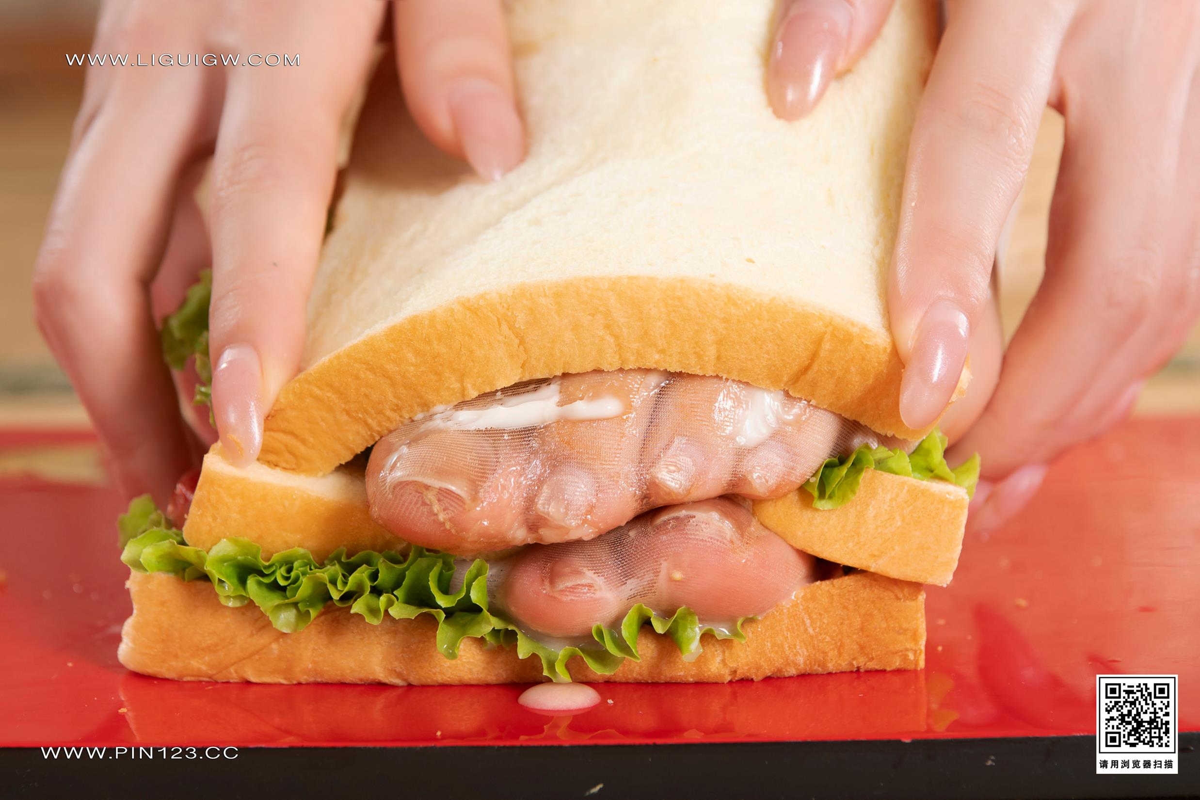 图片[49]-[Ligui丽柜] 2024.08.05《香足三明治》甜甜 [83P] – 速更版-美库