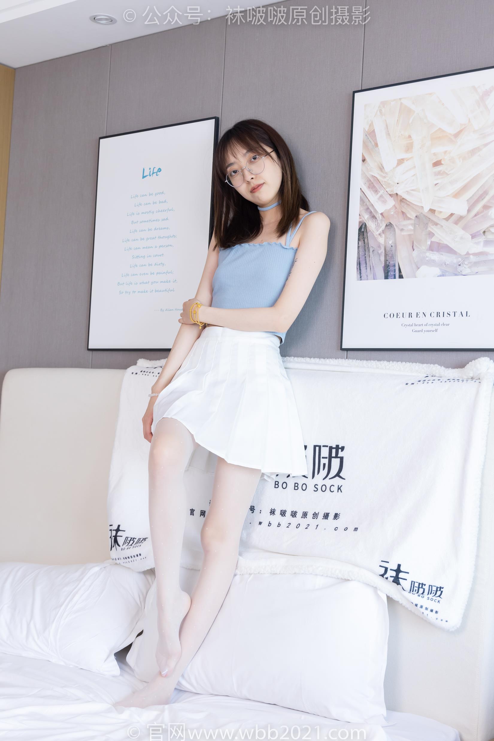 图片[38]-[BoBoSocks袜啵啵]NO.403 稚予-高跟鞋、板鞋、波点黑丝、波点白丝[145P] – 速更版-美库