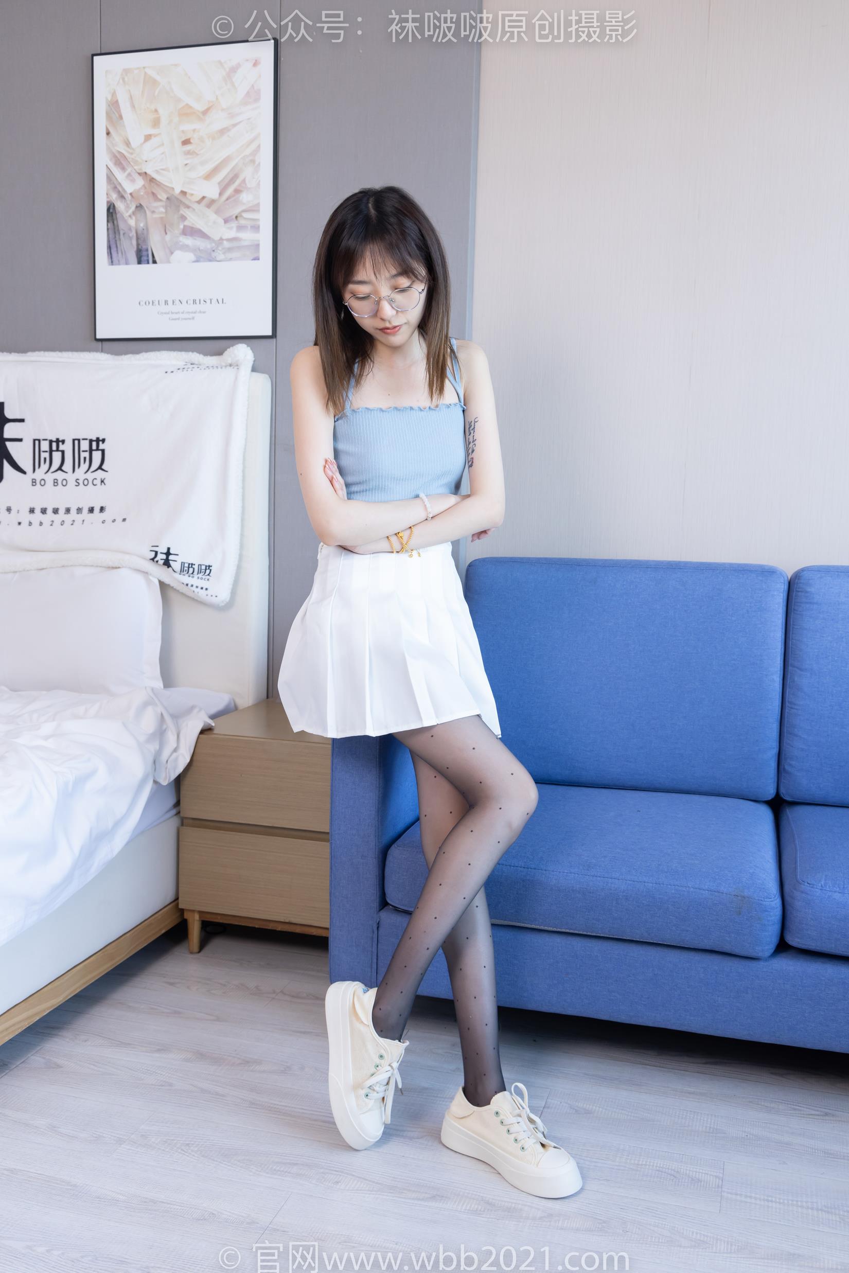 图片[120]-[BoBoSocks袜啵啵]NO.403 稚予-高跟鞋、板鞋、波点黑丝、波点白丝[145P] – 速更版-美库