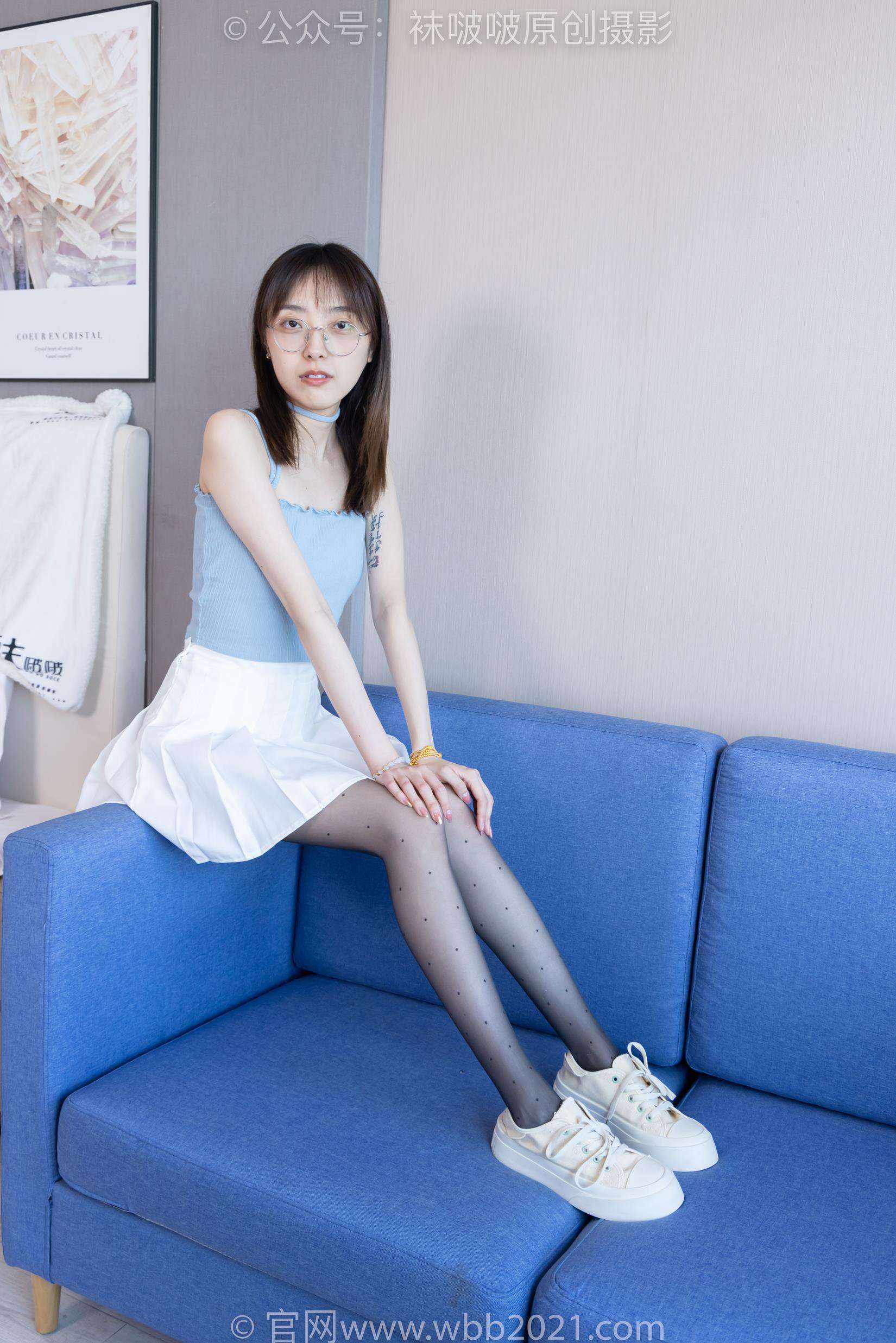 图片[128]-[BoBoSocks袜啵啵]NO.403 稚予-高跟鞋、板鞋、波点黑丝、波点白丝[145P] – 速更版-美库