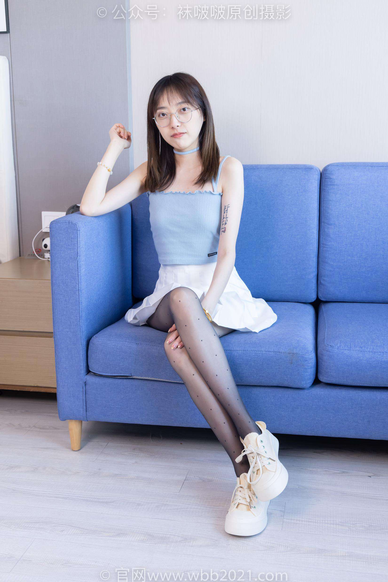 图片[137]-[BoBoSocks袜啵啵]NO.403 稚予-高跟鞋、板鞋、波点黑丝、波点白丝[145P] – 速更版-美库