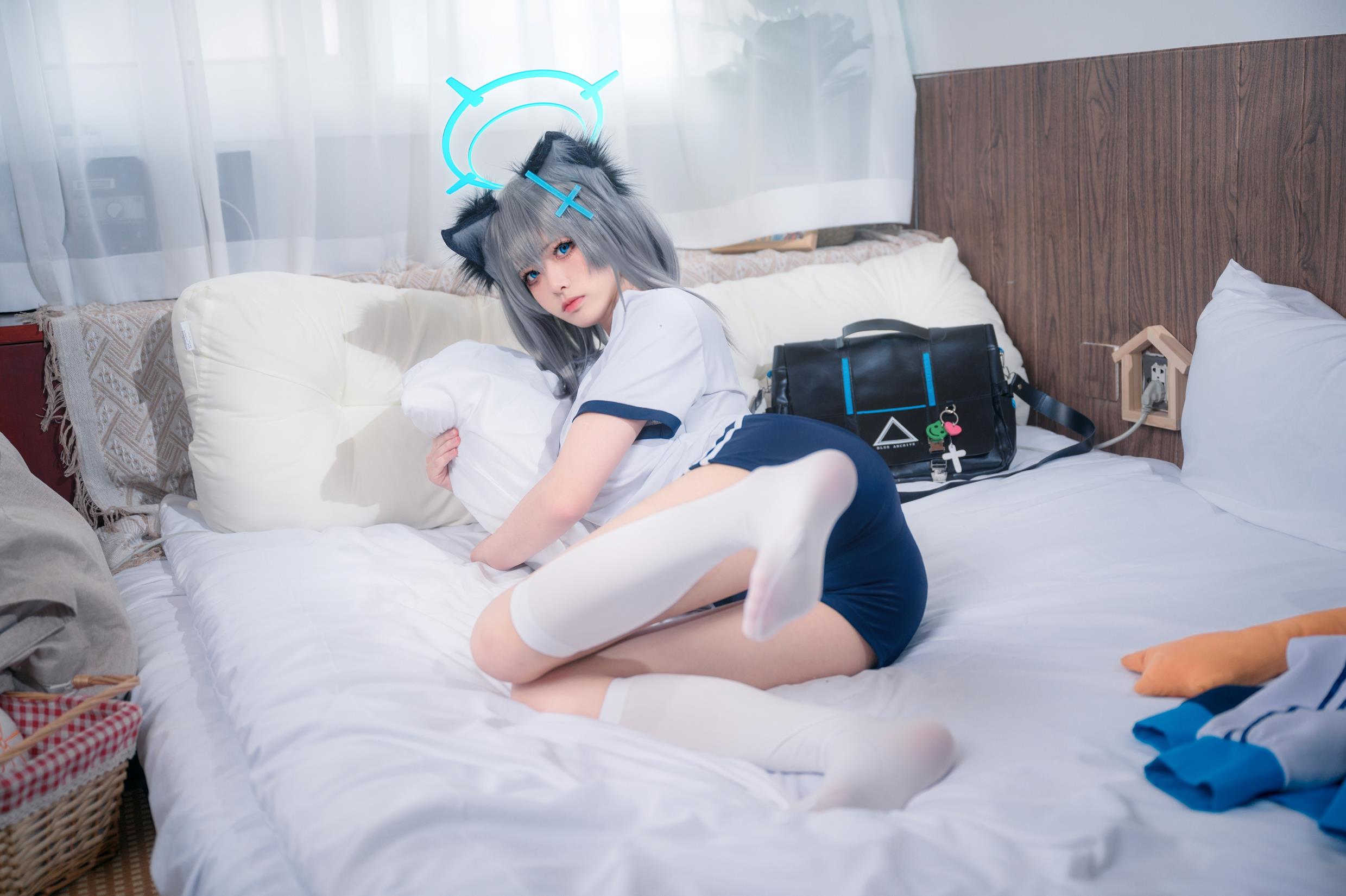 图片[11]-九柒喵  – 体操服白子[17P] – 速更版-美库