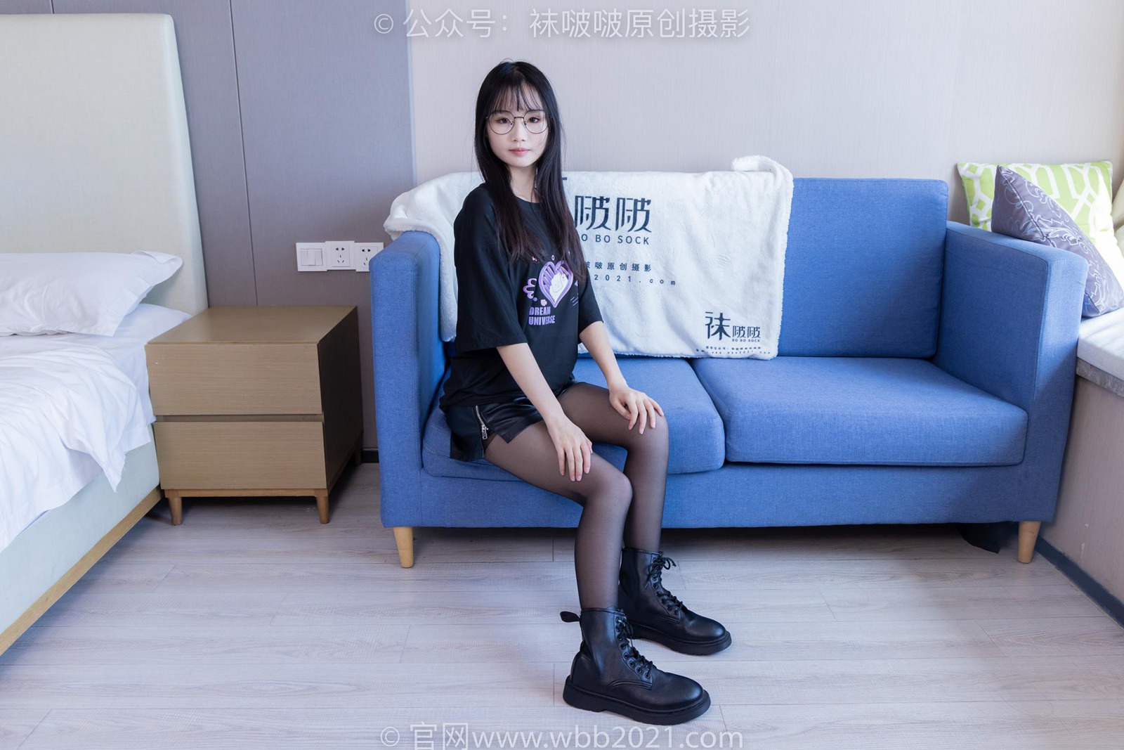 图片[14]-[BoBoSocks袜啵啵]NO.406 甜甜圈-马丁靴、黑丝[150P] – 速更版-美库