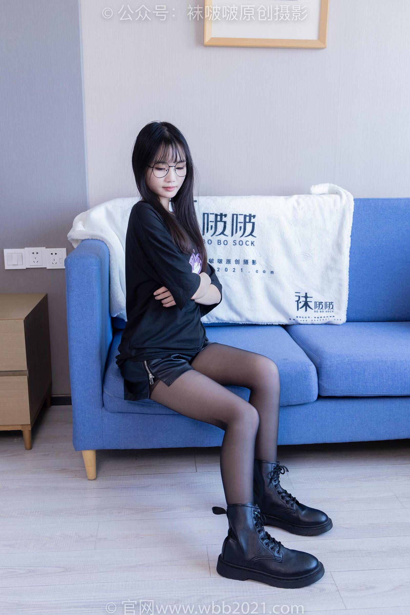 图片[16]-[BoBoSocks袜啵啵]NO.406 甜甜圈-马丁靴、黑丝[150P] – 速更版-美库