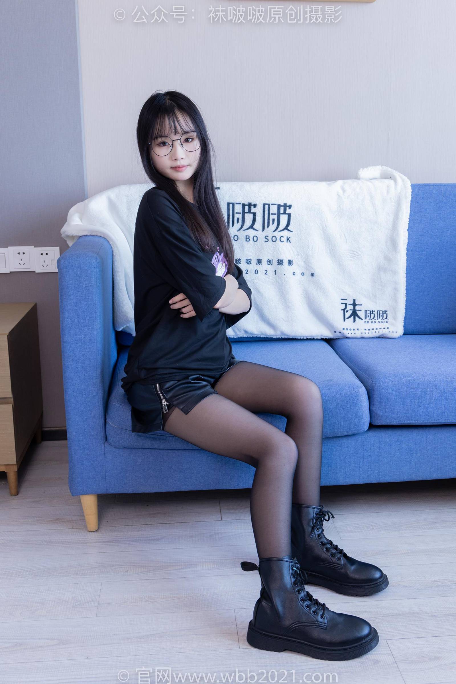 图片[17]-[BoBoSocks袜啵啵]NO.406 甜甜圈-马丁靴、黑丝[150P] – 速更版-美库