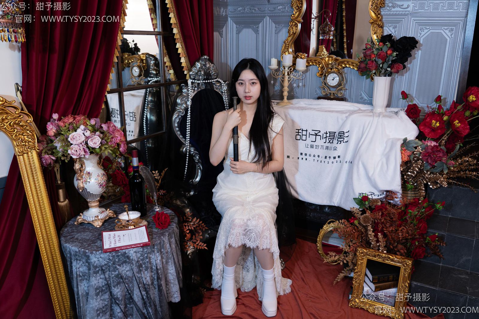 图片[23]-甜予摄影 NO.027 鱼鱼-高跟鞋、白棉袜、肉丝[103P] – 速更版-美库