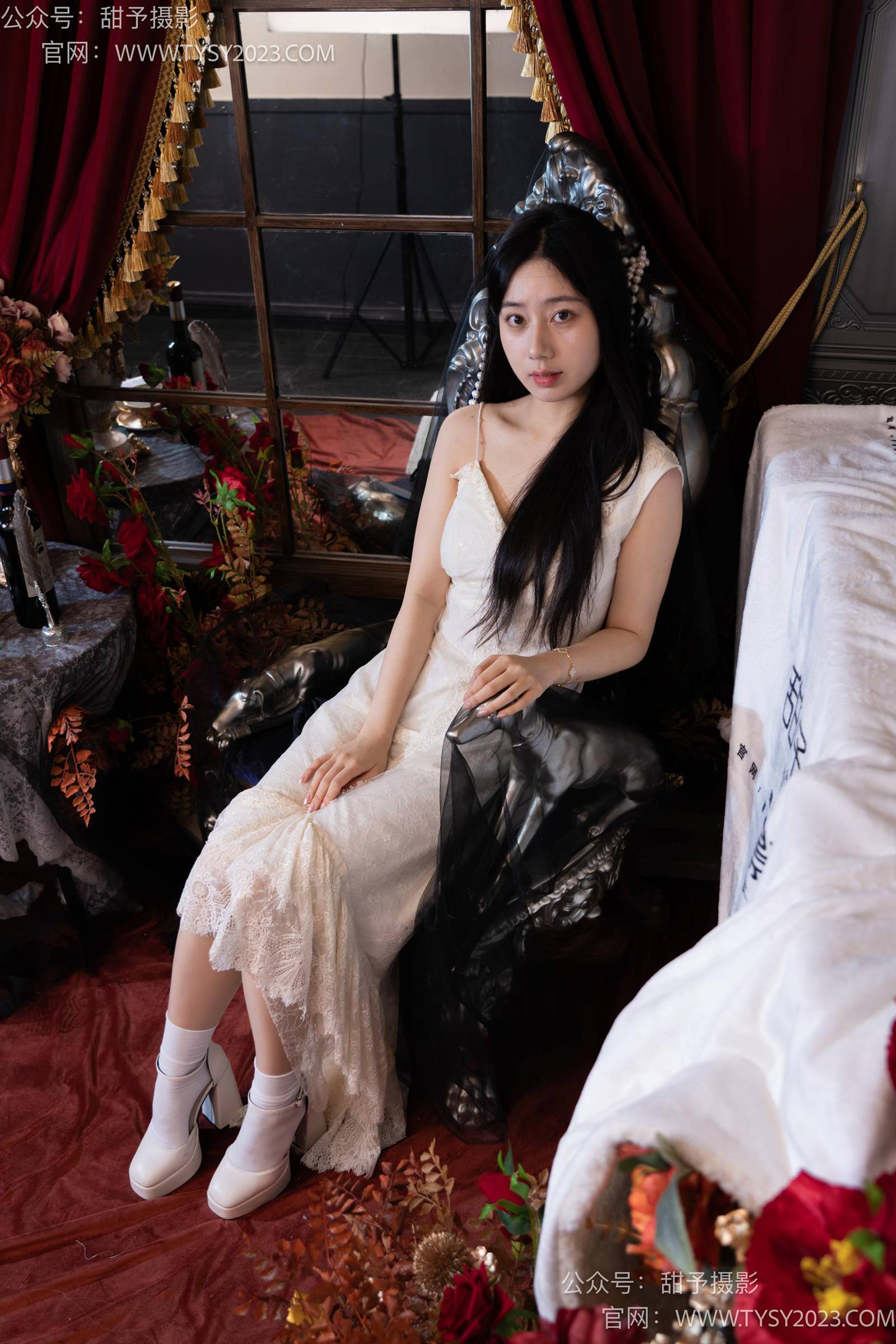 图片[38]-甜予摄影 NO.027 鱼鱼-高跟鞋、白棉袜、肉丝[103P] – 速更版-美库