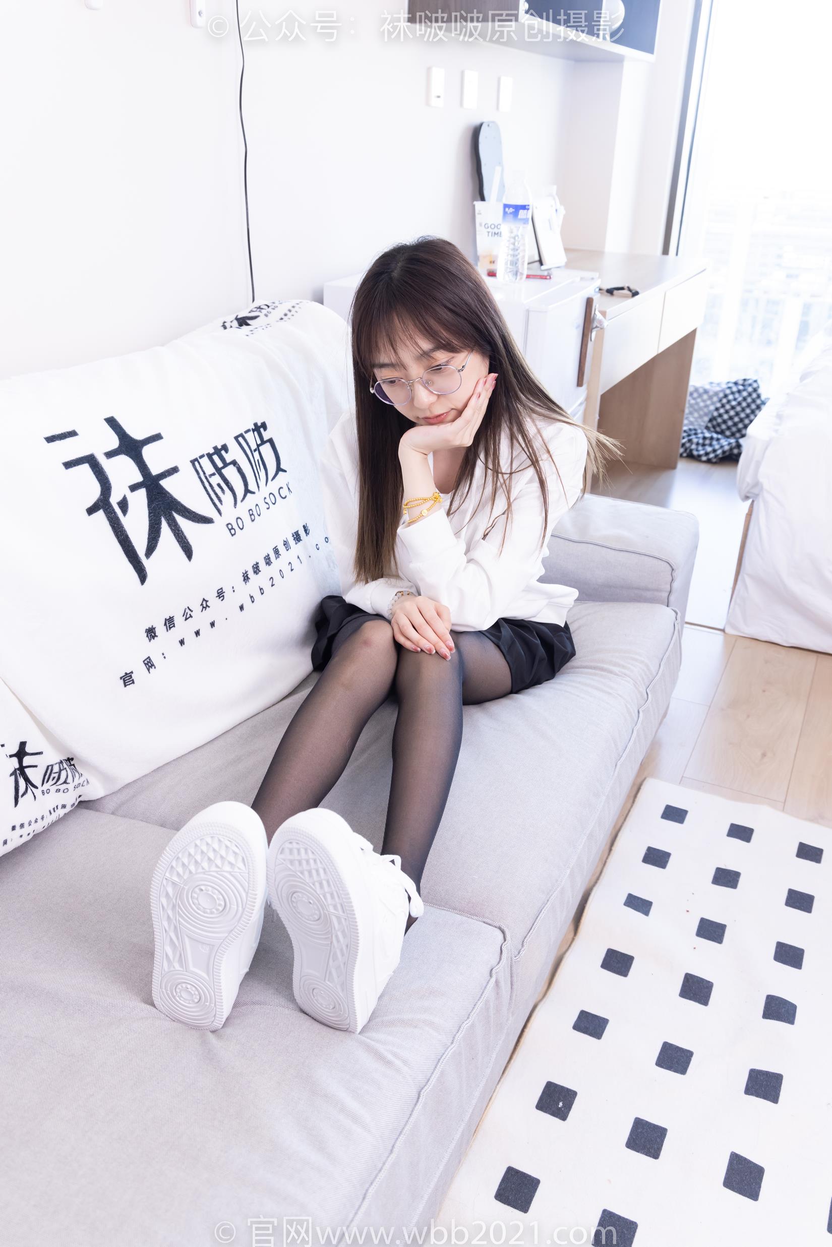 图片[15]-[BoBoSocks袜啵啵]NO.407 稚予-板鞋、黑丝[140P] – 速更版-美库